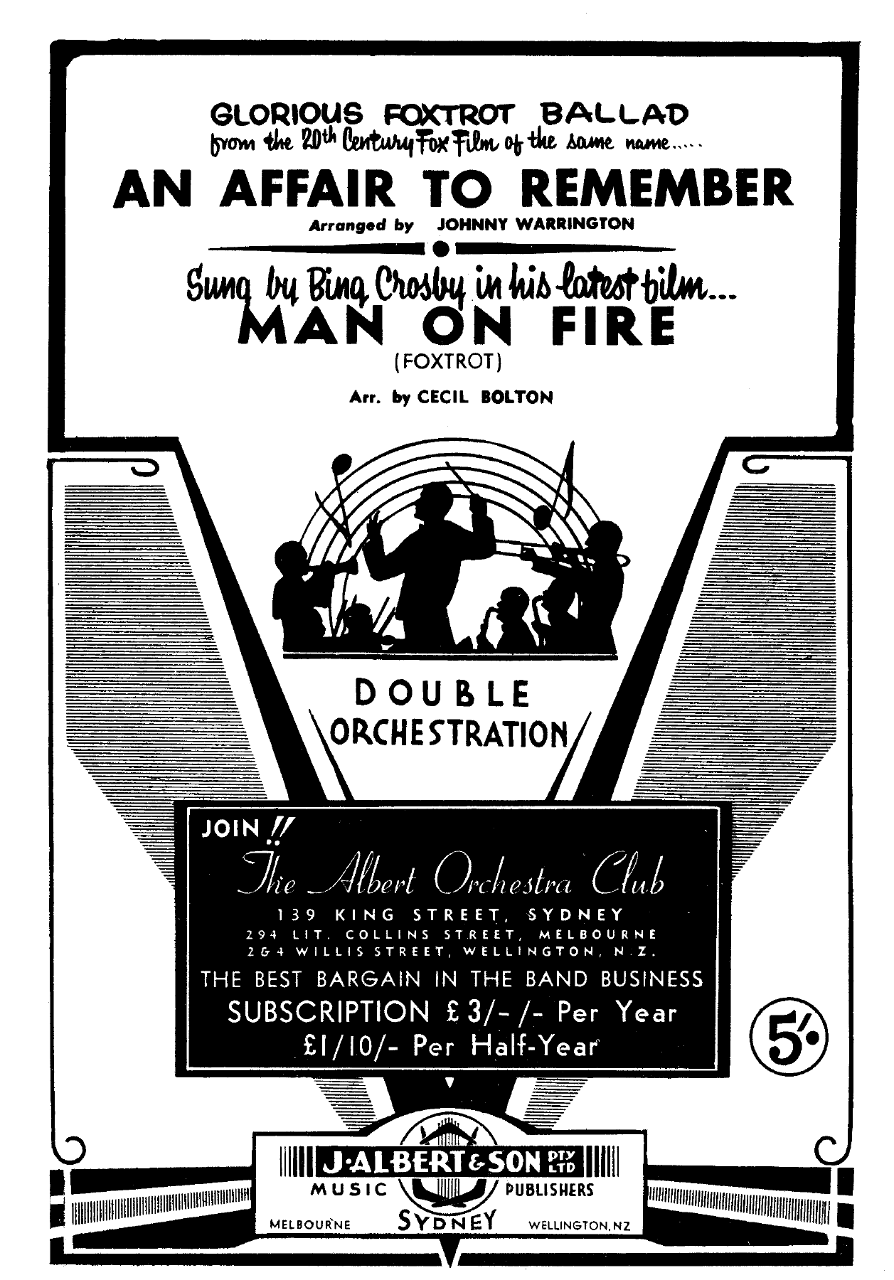 An Affair To Remember — sheet music preview
