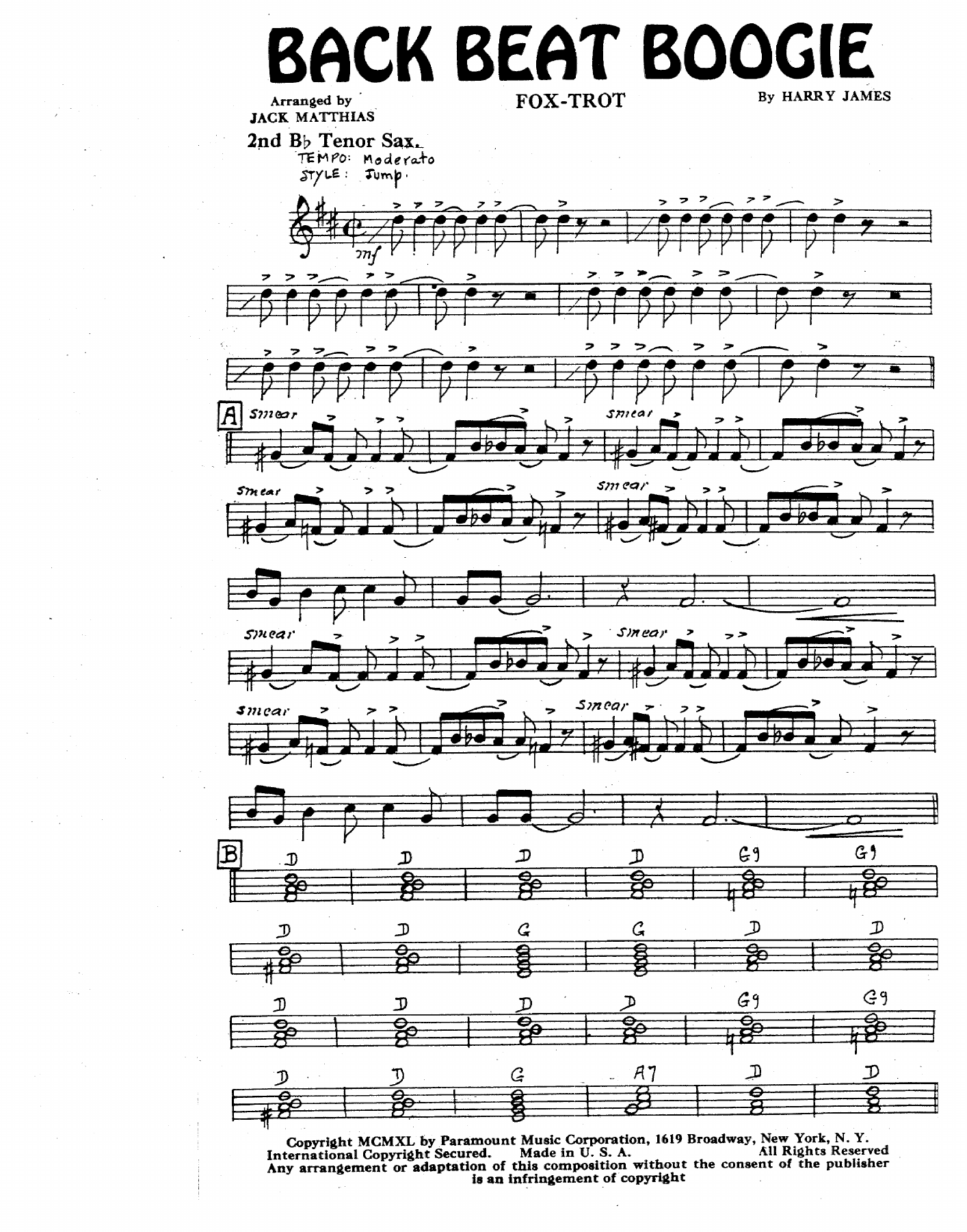Back Beat Boogie — page 3