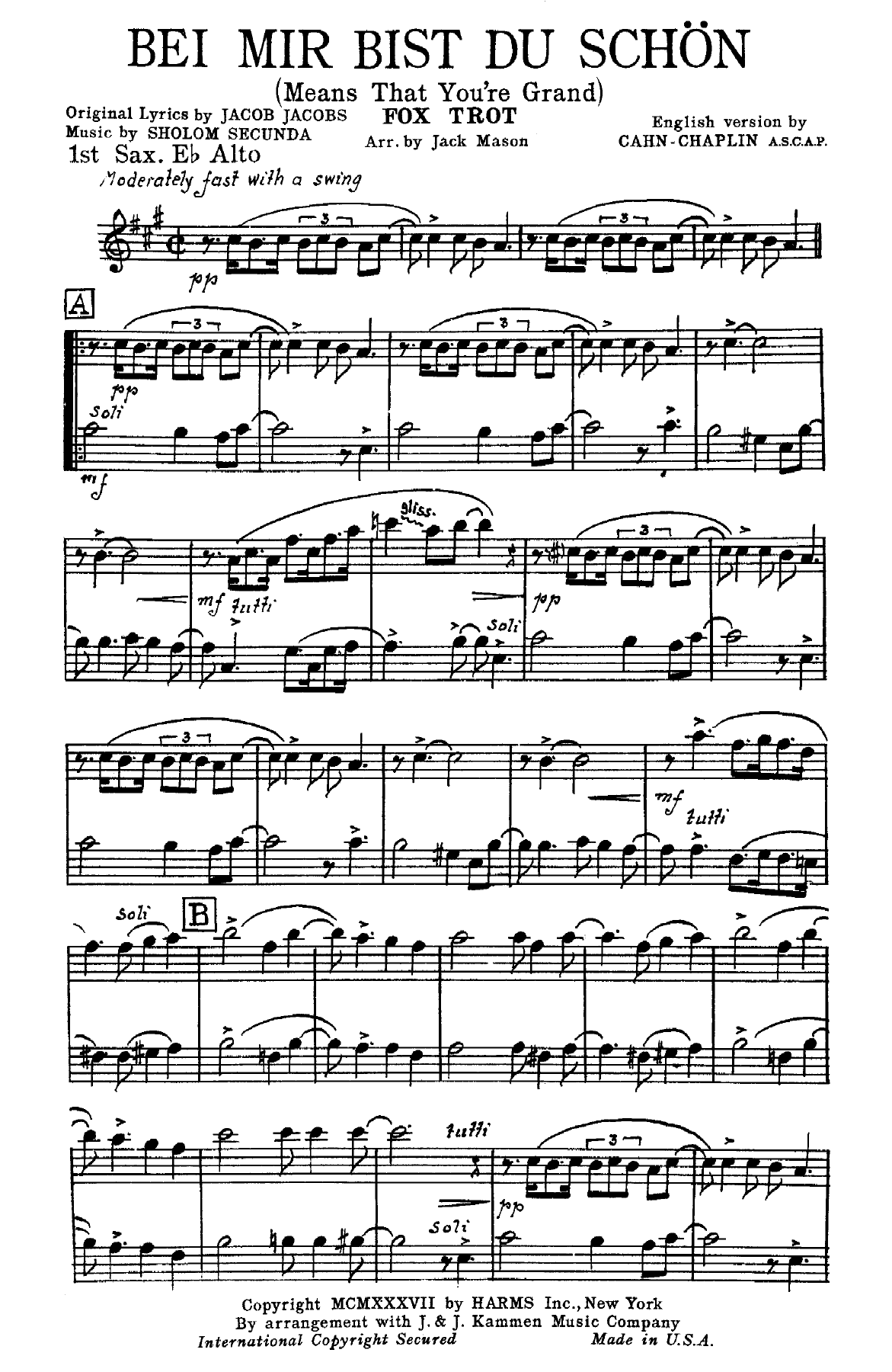 Bei Mir Bist Du Schon — page 2