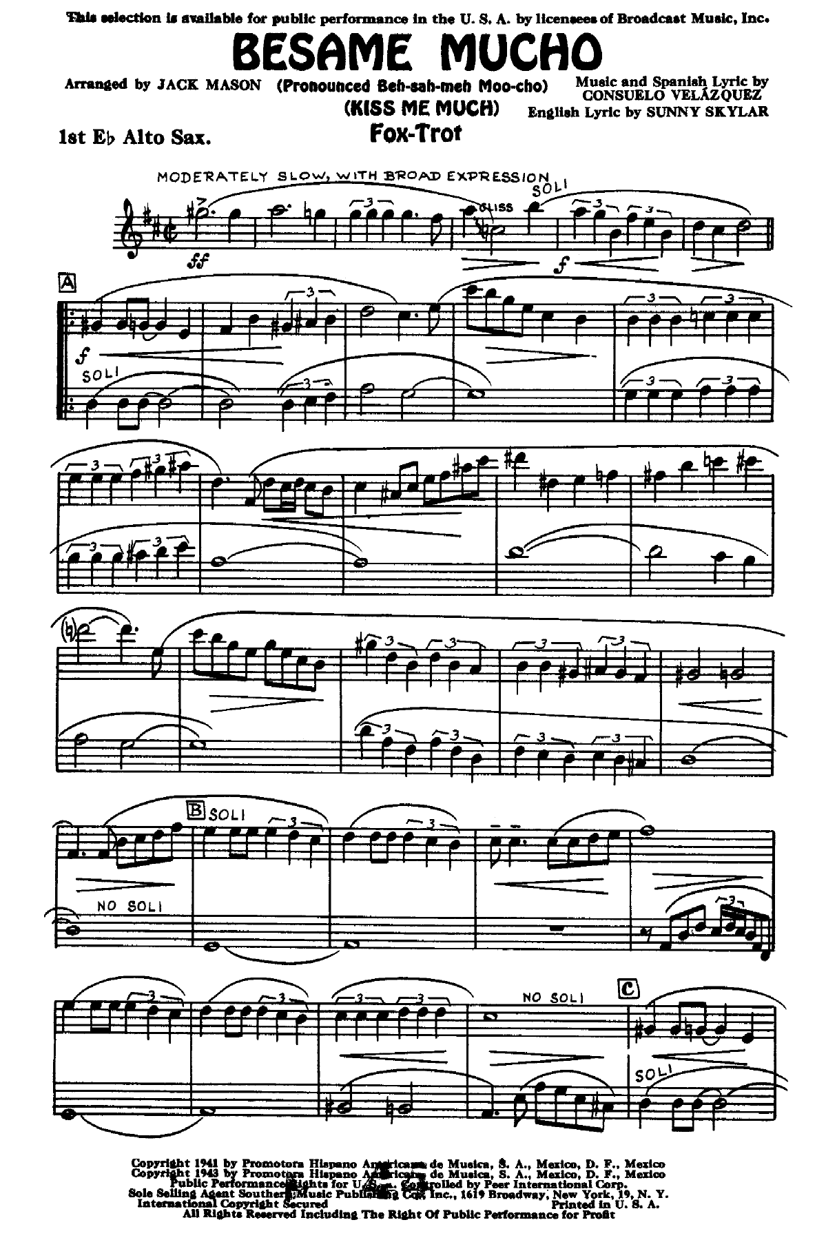 Besame Mucho — page 2