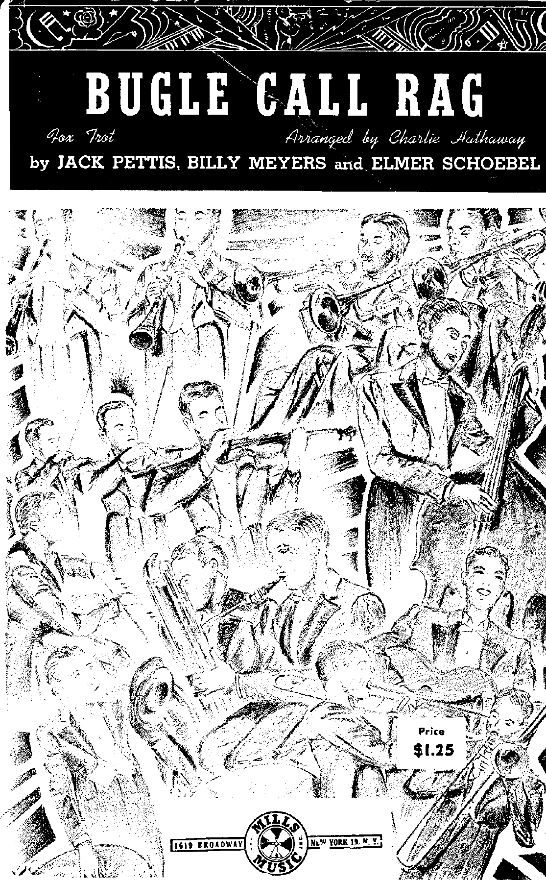 Bugle Call Rag — sheet music cover (first page)