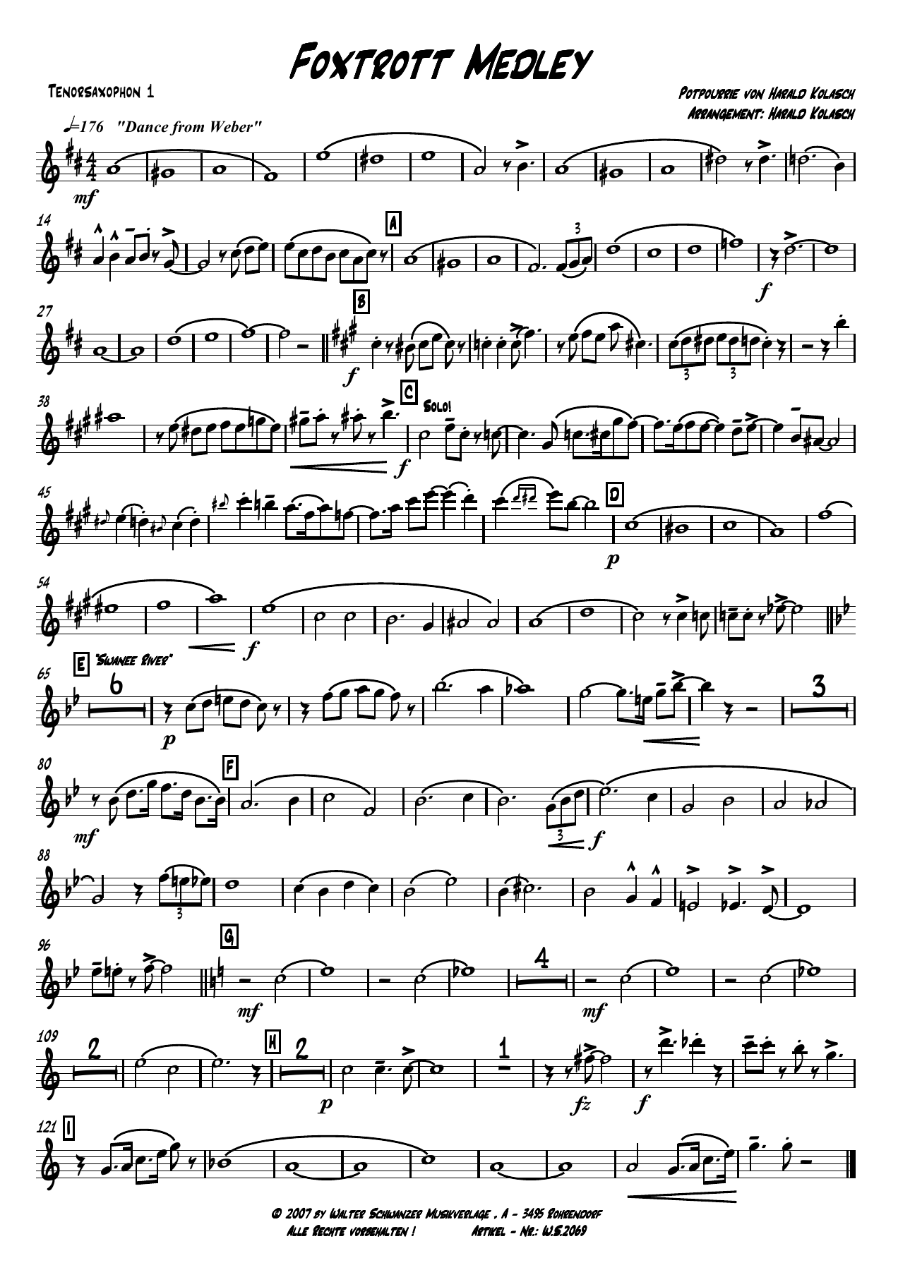 Foxtrot Medley — page 3