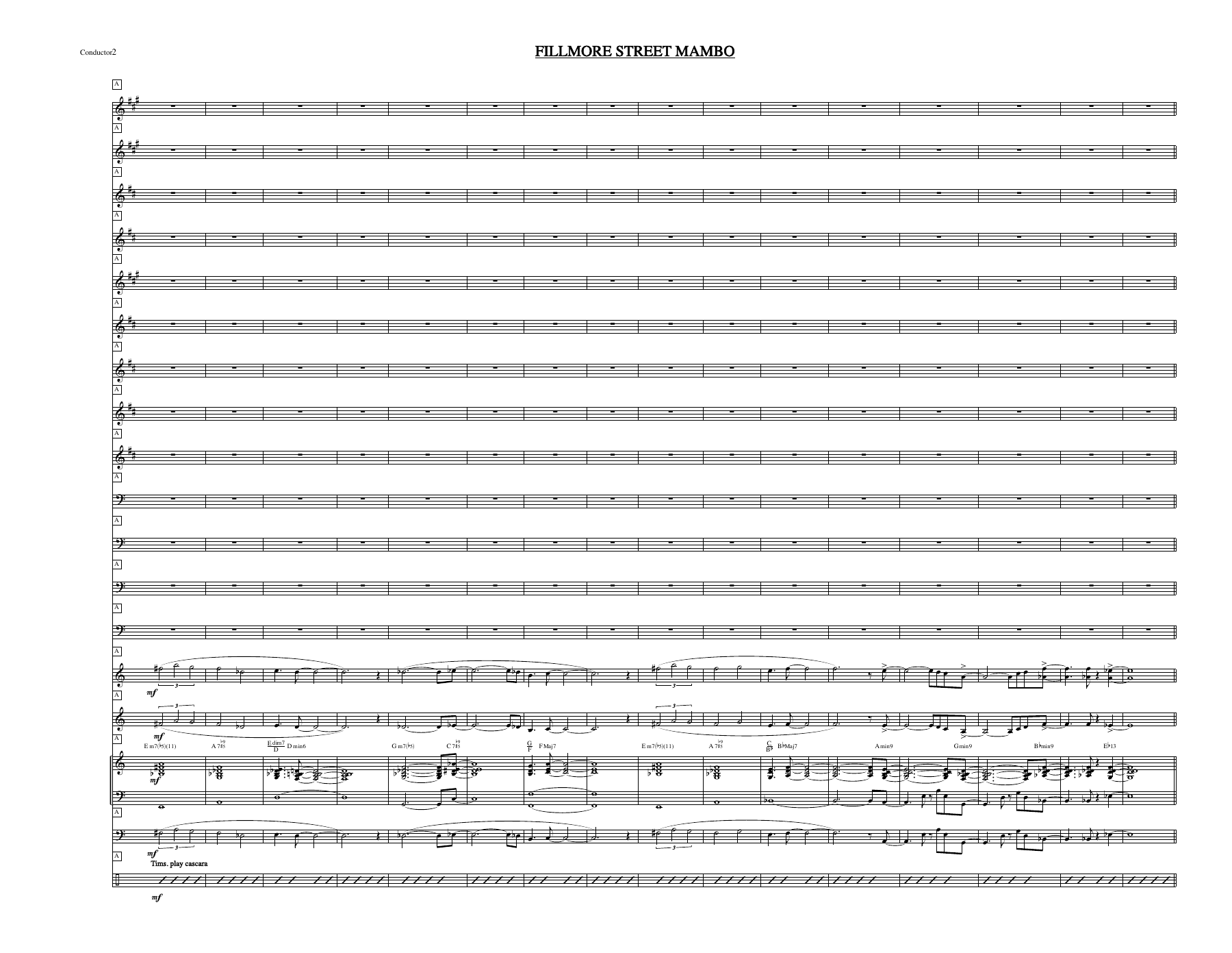 Fillmore Street Mambo — page 2