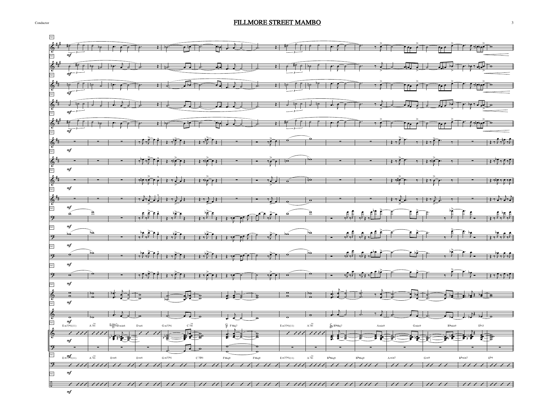 Fillmore Street Mambo — page 3