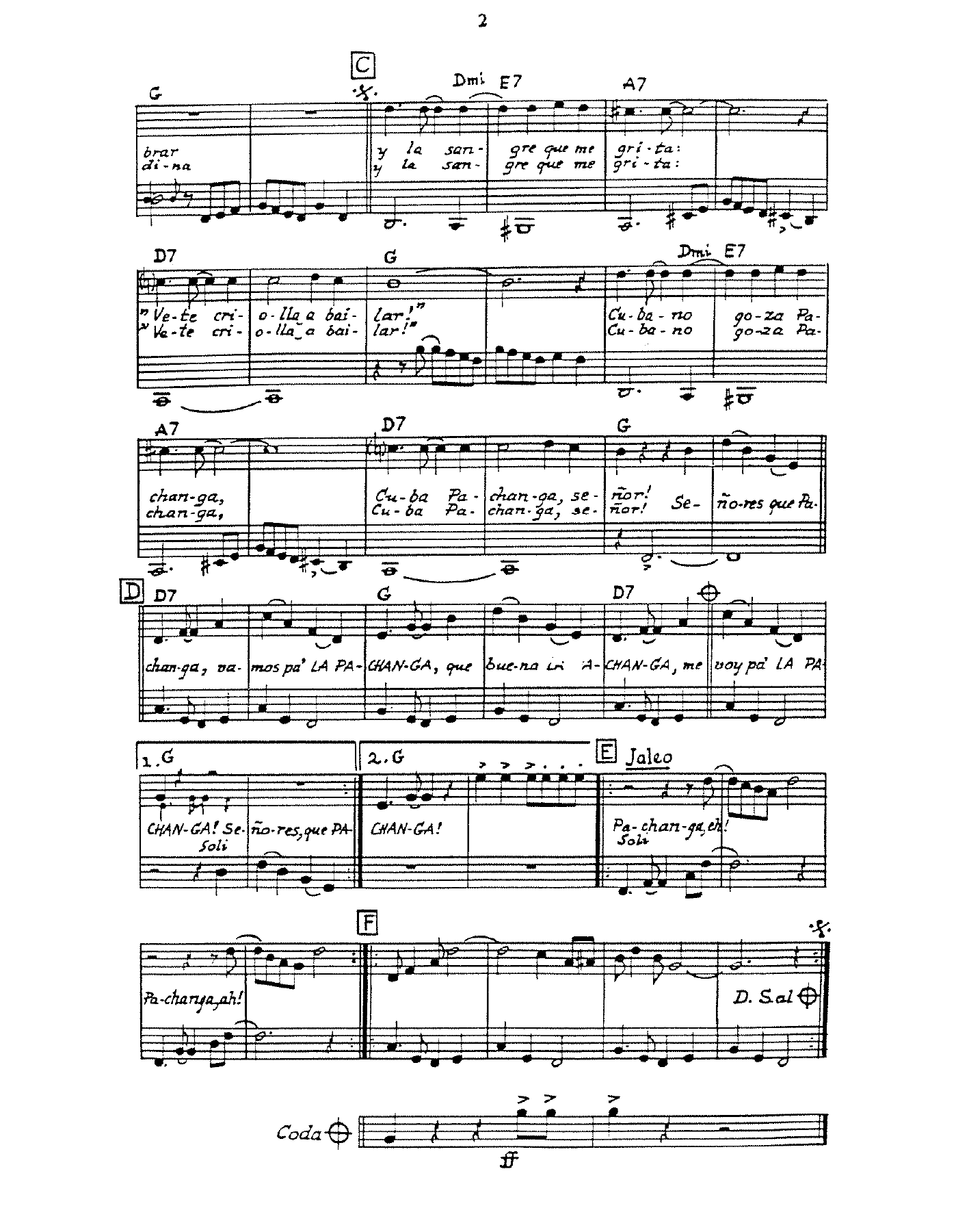 La Pachanga — page 2