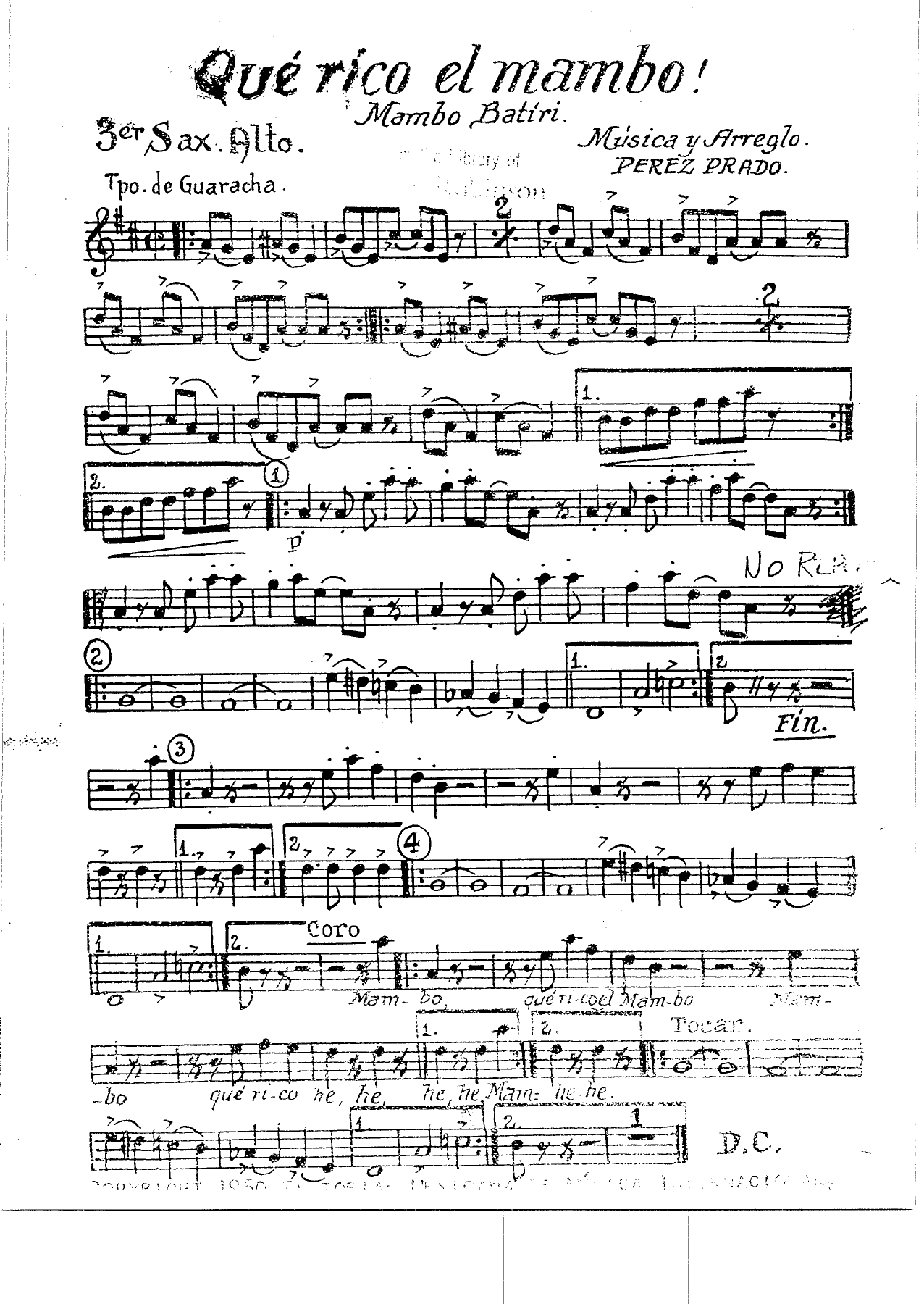 Que Rico El Mambo — page 2