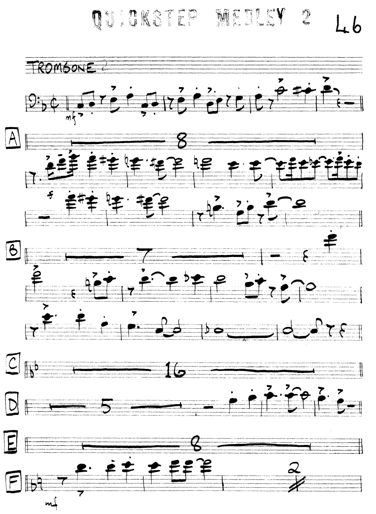 Quickstep Medley 2 — page 3