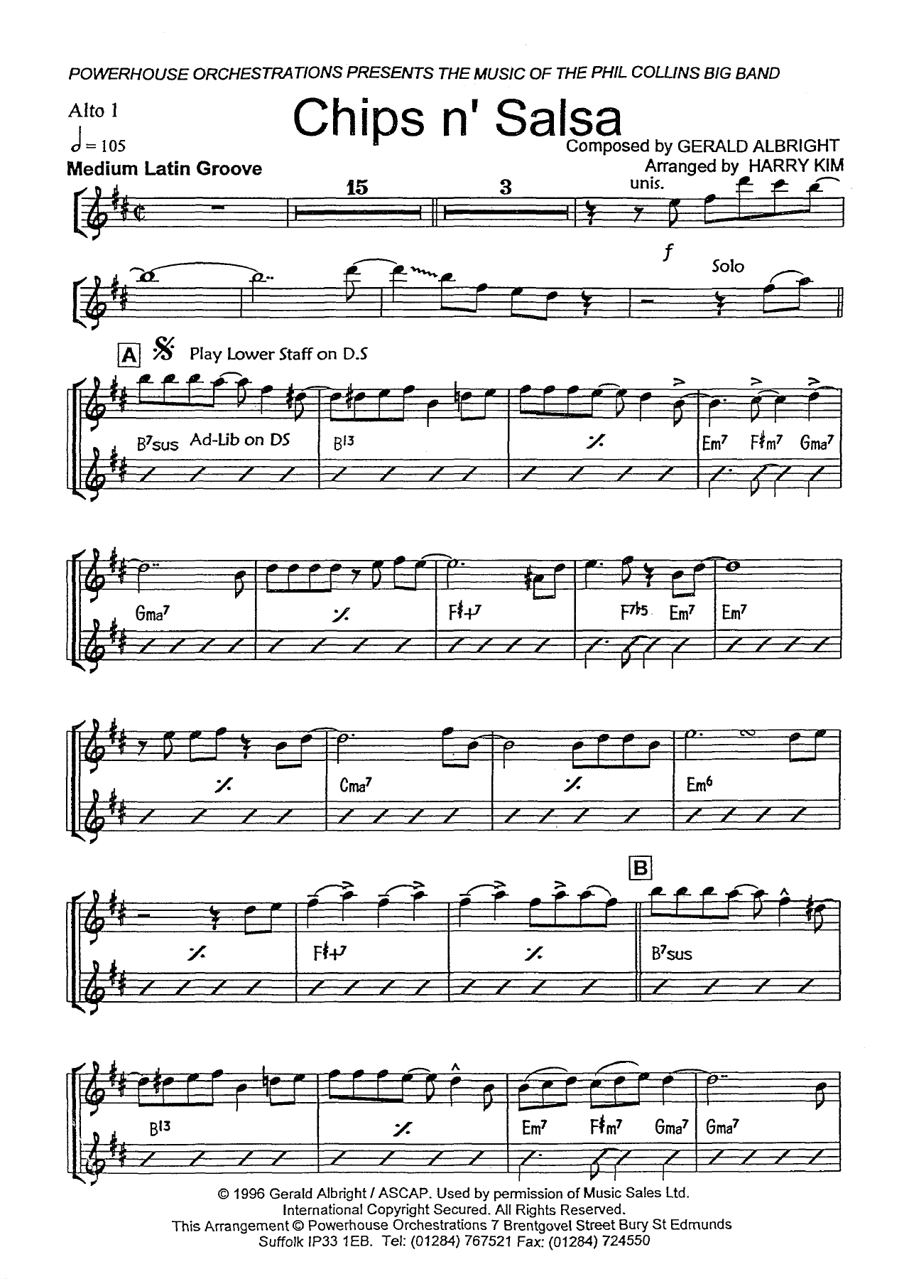 Chips' N Salsa — sheet music cover (first page)