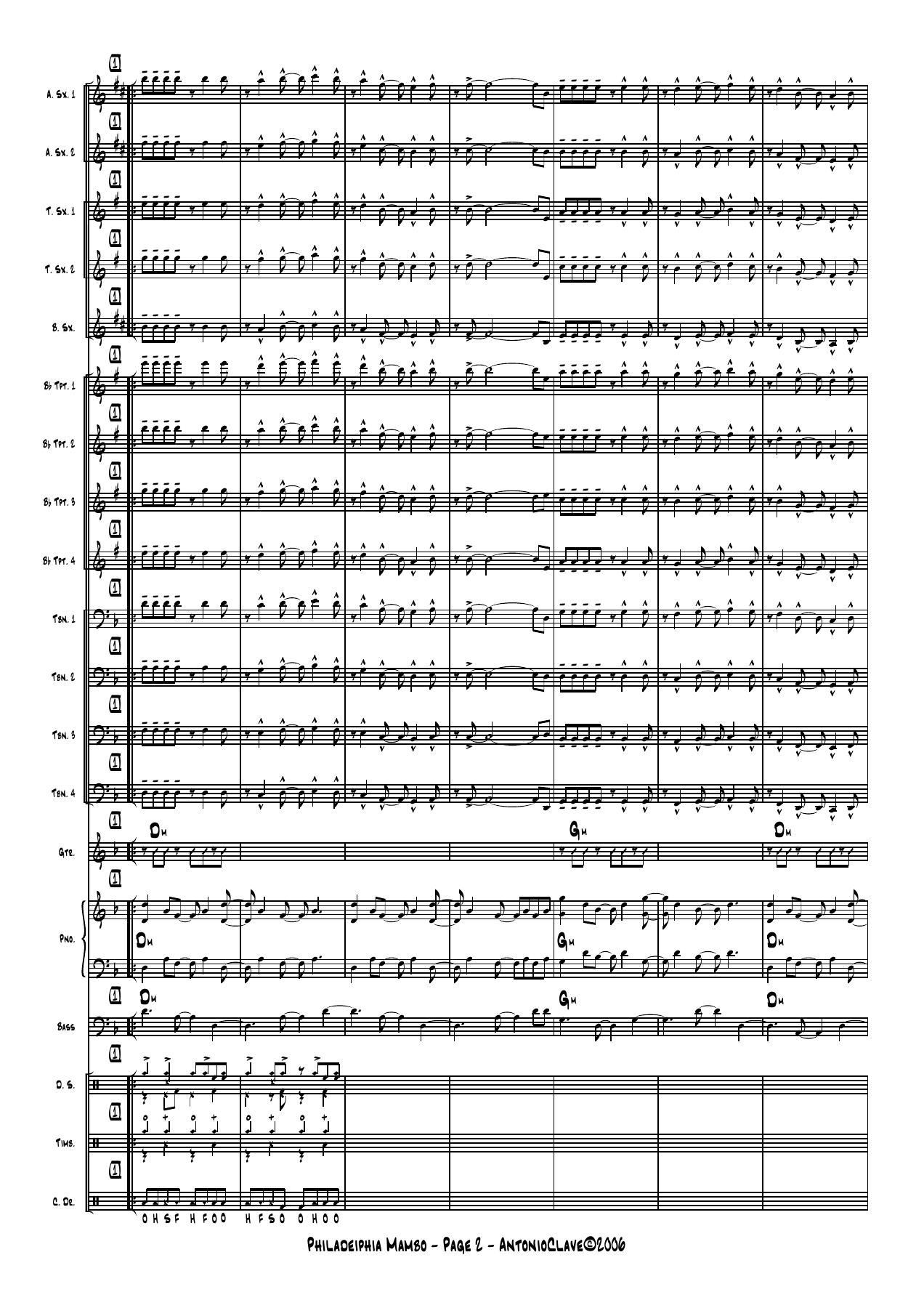 Philadelphia Mambo — page 2