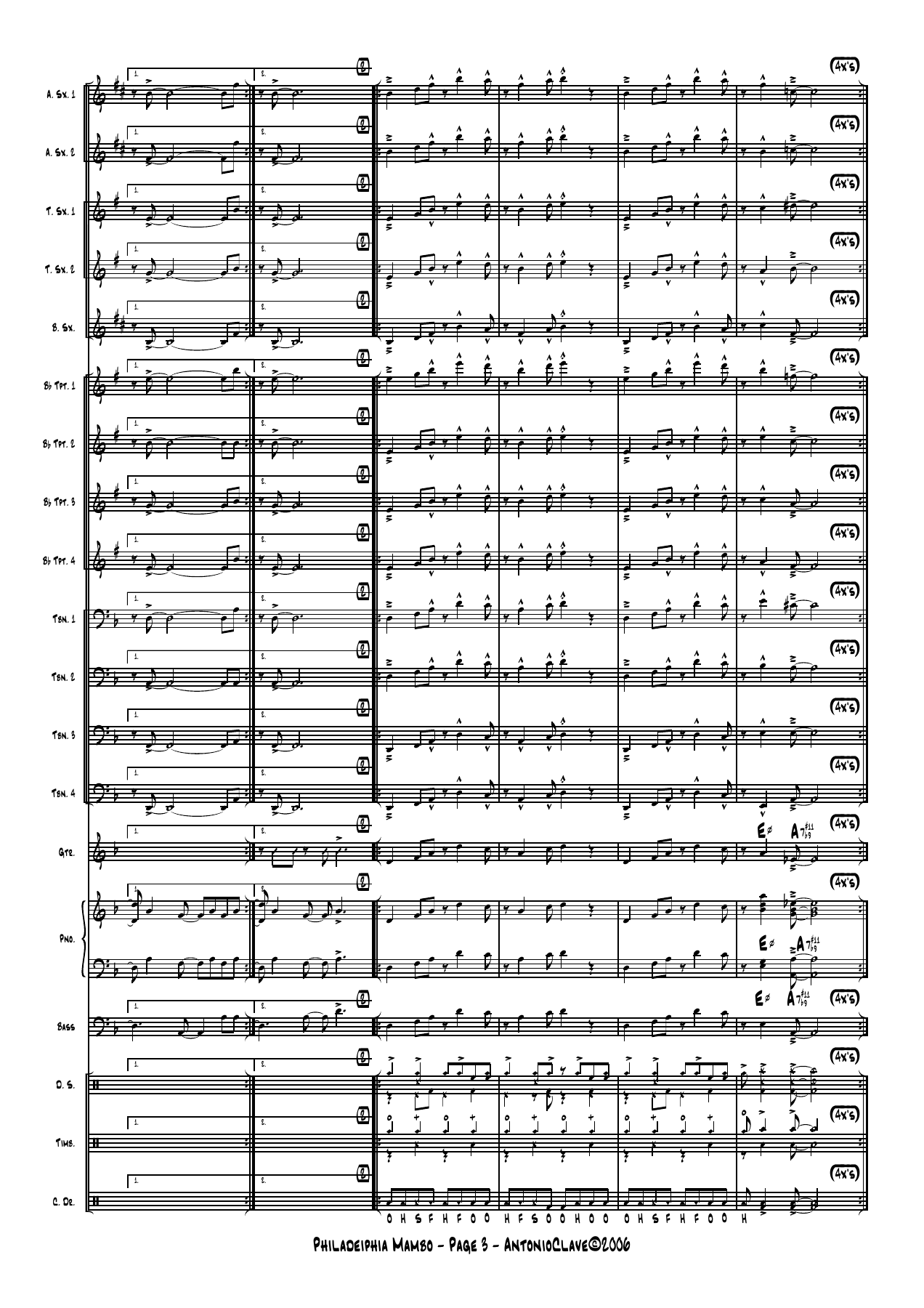 Philadelphia Mambo — page 3