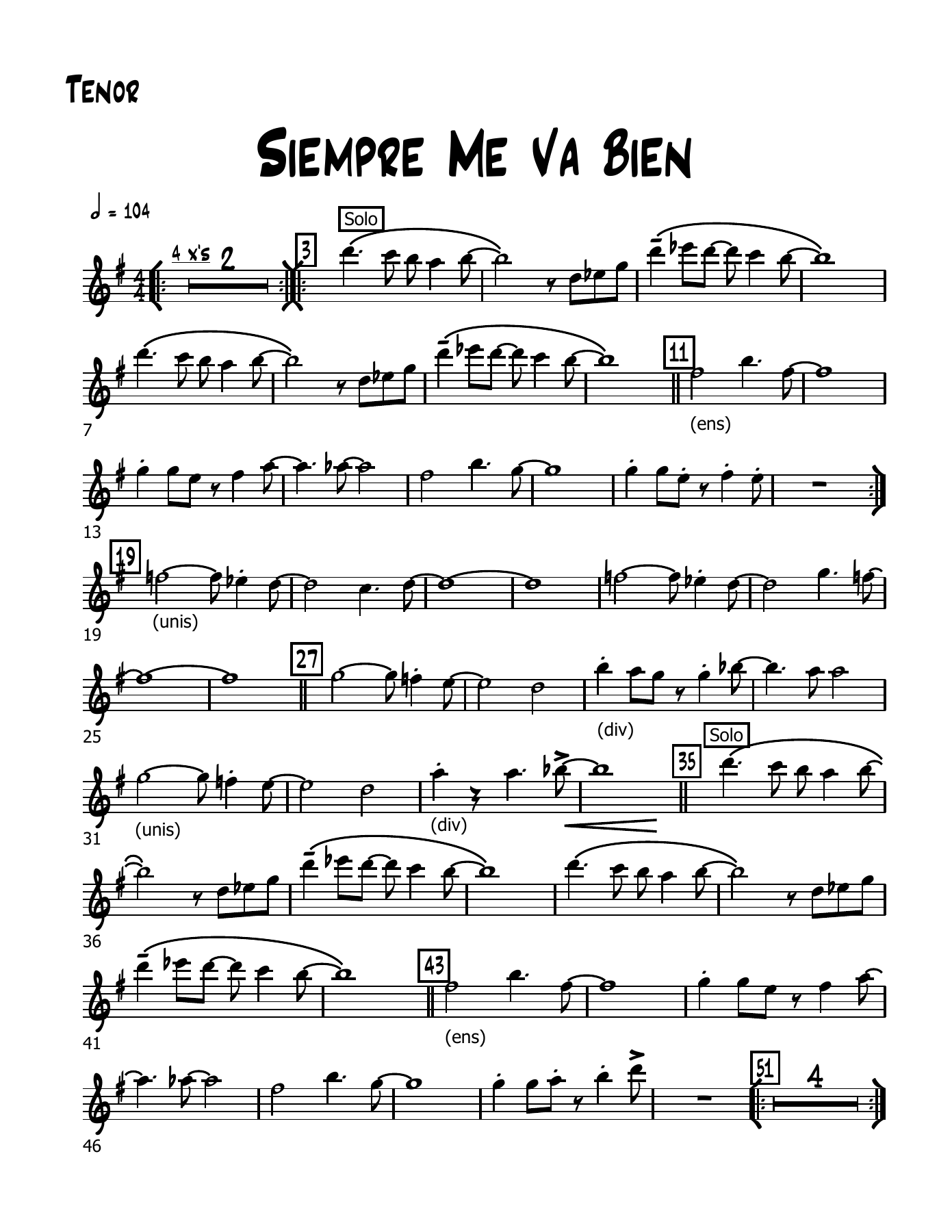 Siempre Me Va Bien — page 2