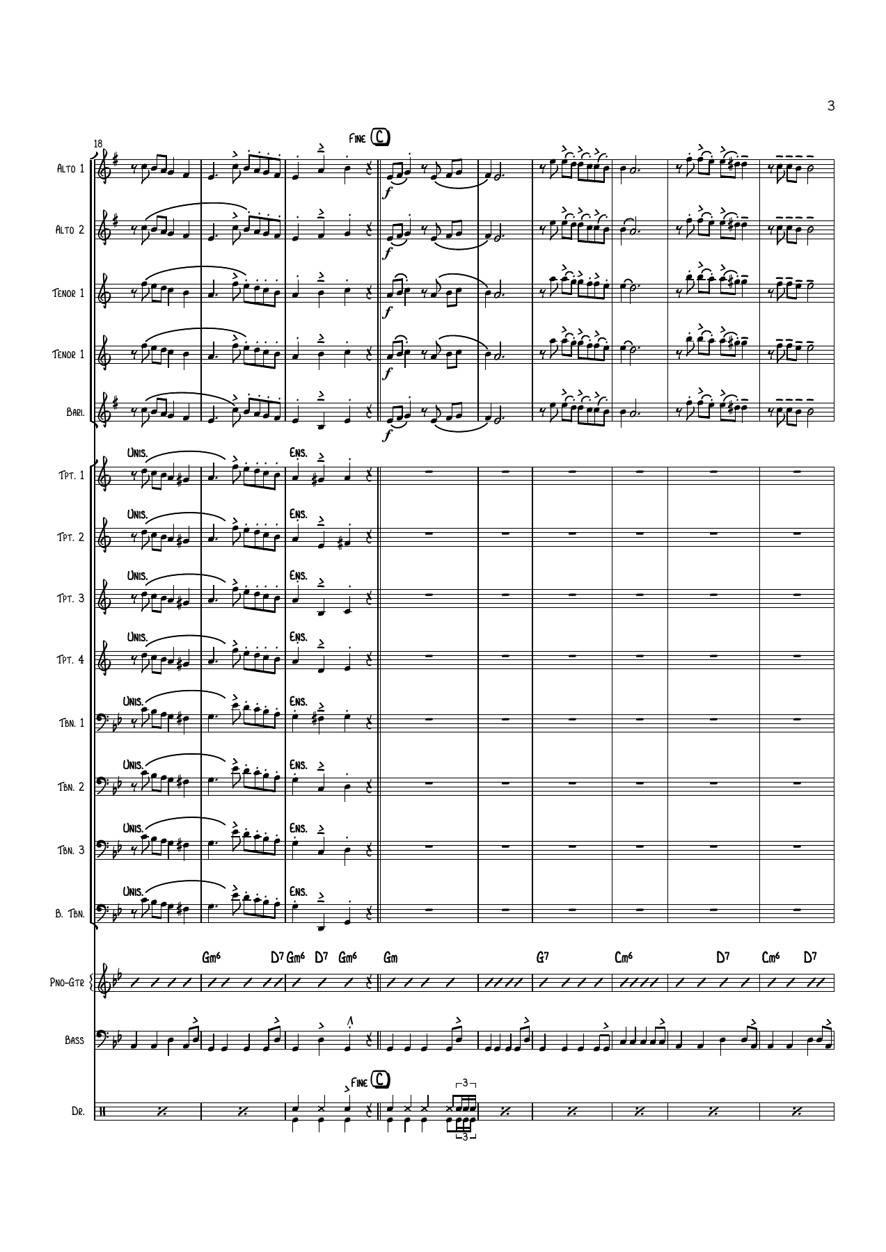 La Cumparsita — page 3