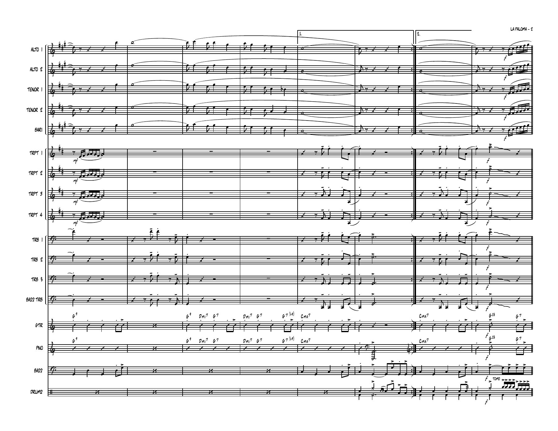 La Paloma — page 2