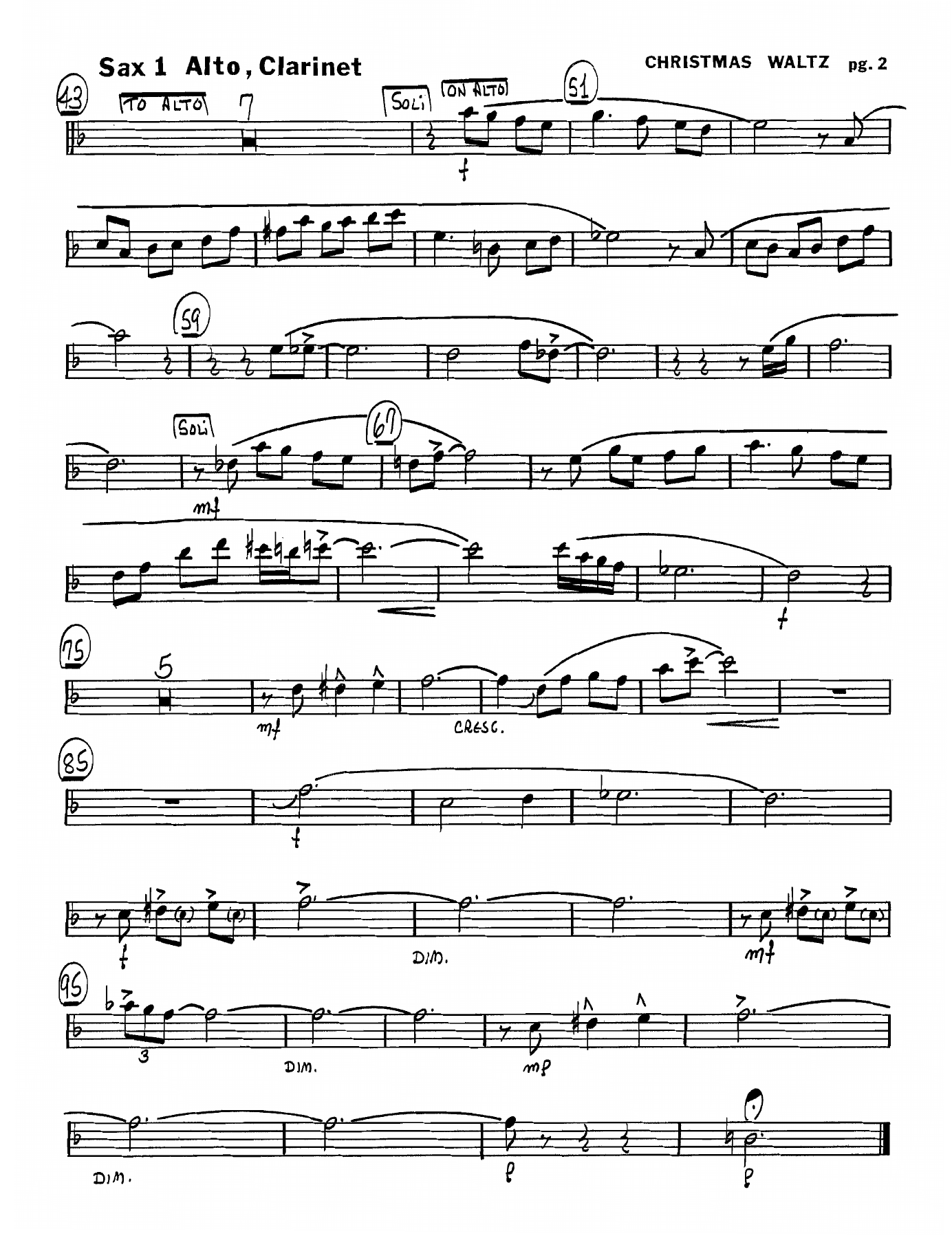 Christmas Waltz — page 2