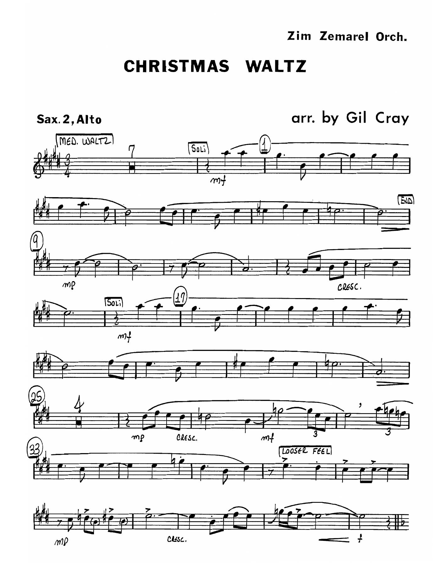 Christmas Waltz — page 3
