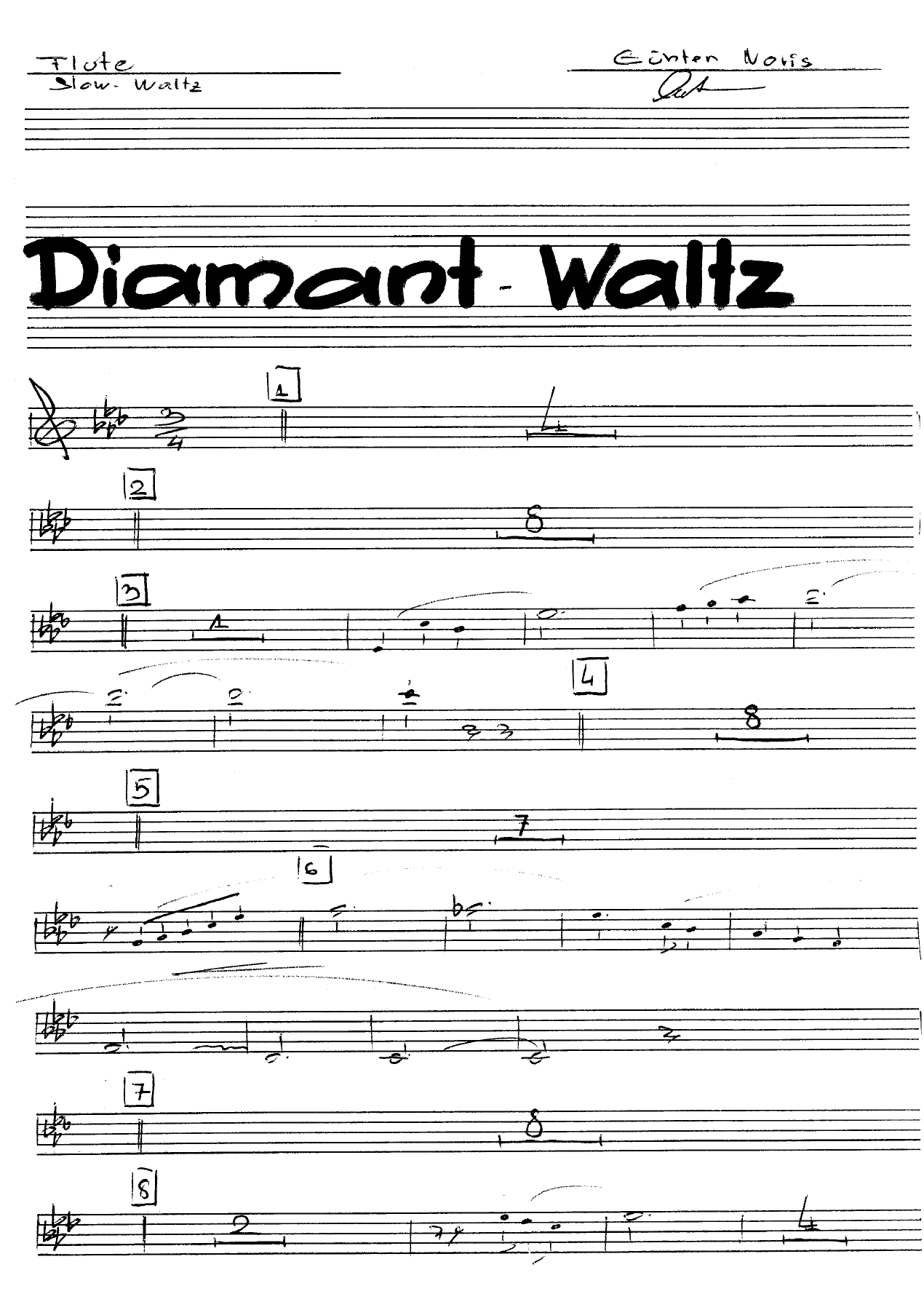 Diamant-Waltz — sheet music preview