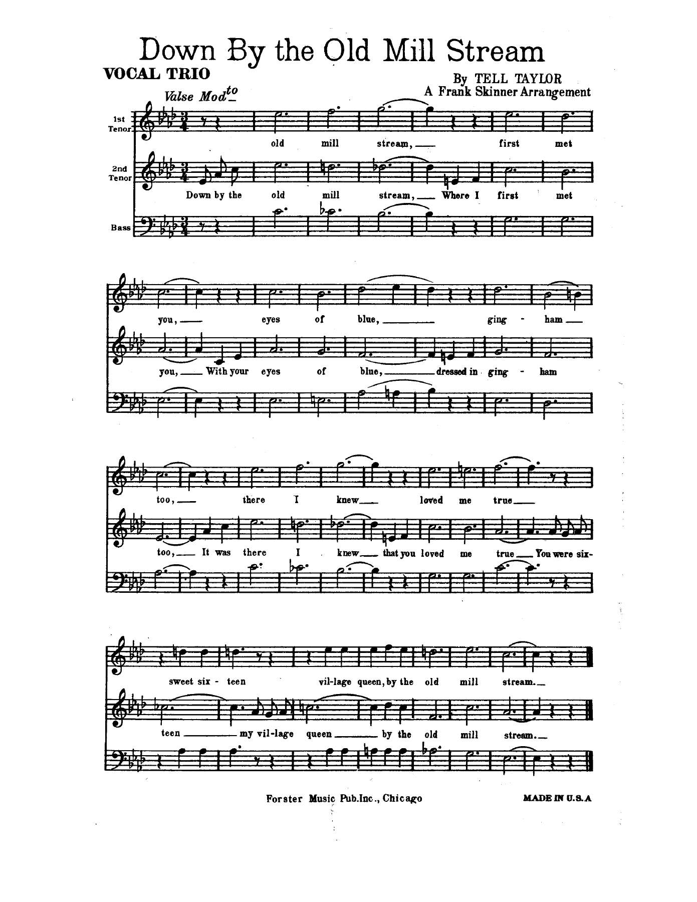 Down By The Old Mill Stream — page 2