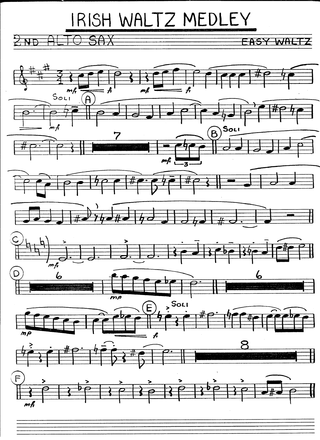 Irish Waltz Medley — page 3
