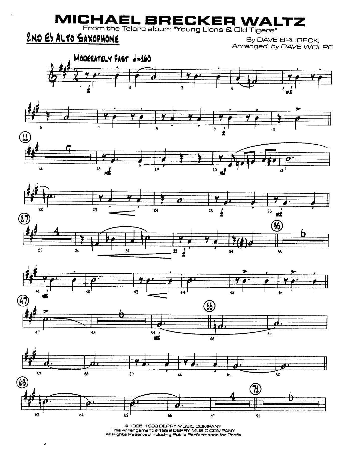 Michael Brecker Waltz — page 3