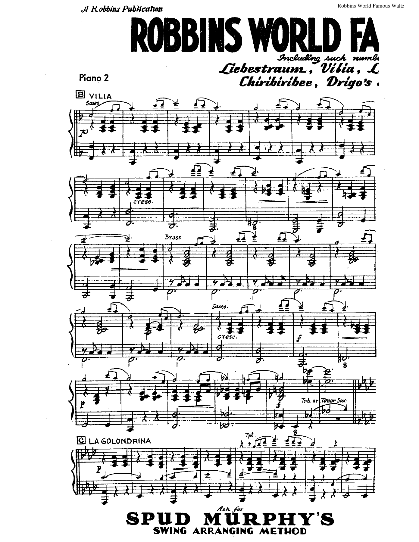 Robbins World Famous Waltz Medley — page 2