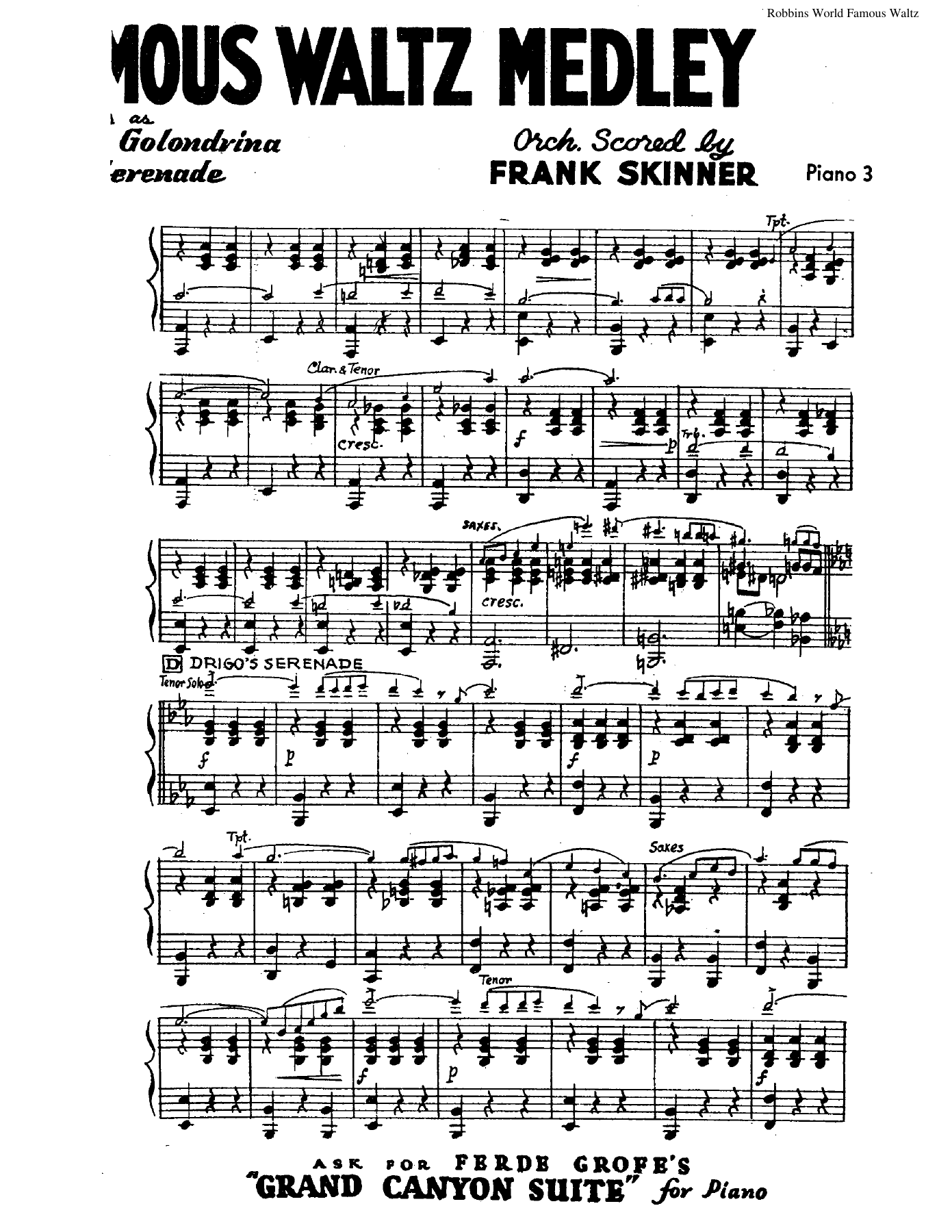 Robbins World Famous Waltz Medley — page 3
