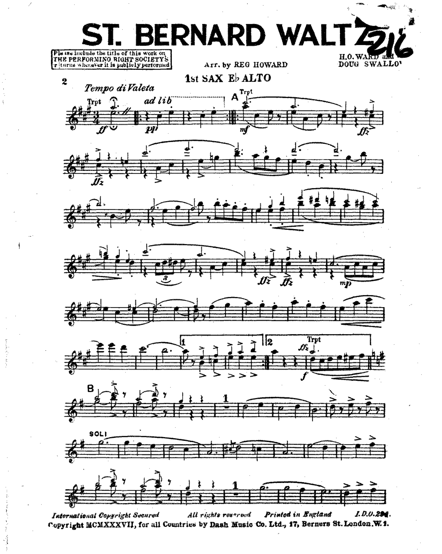 St.Bernard Waltz — page 2