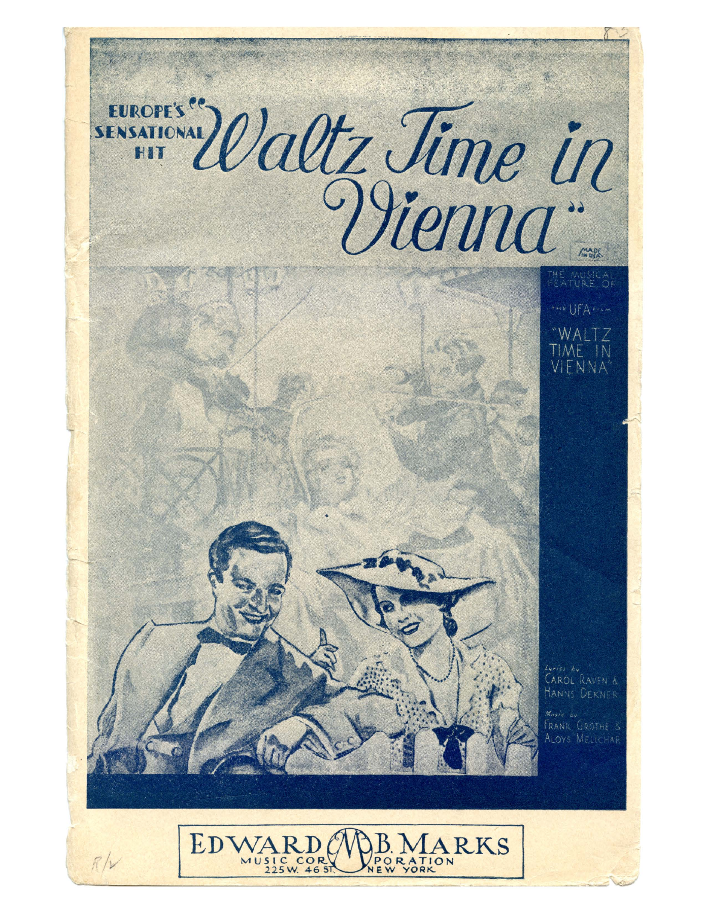 Waltz Time In Vienna — sheet music preview
