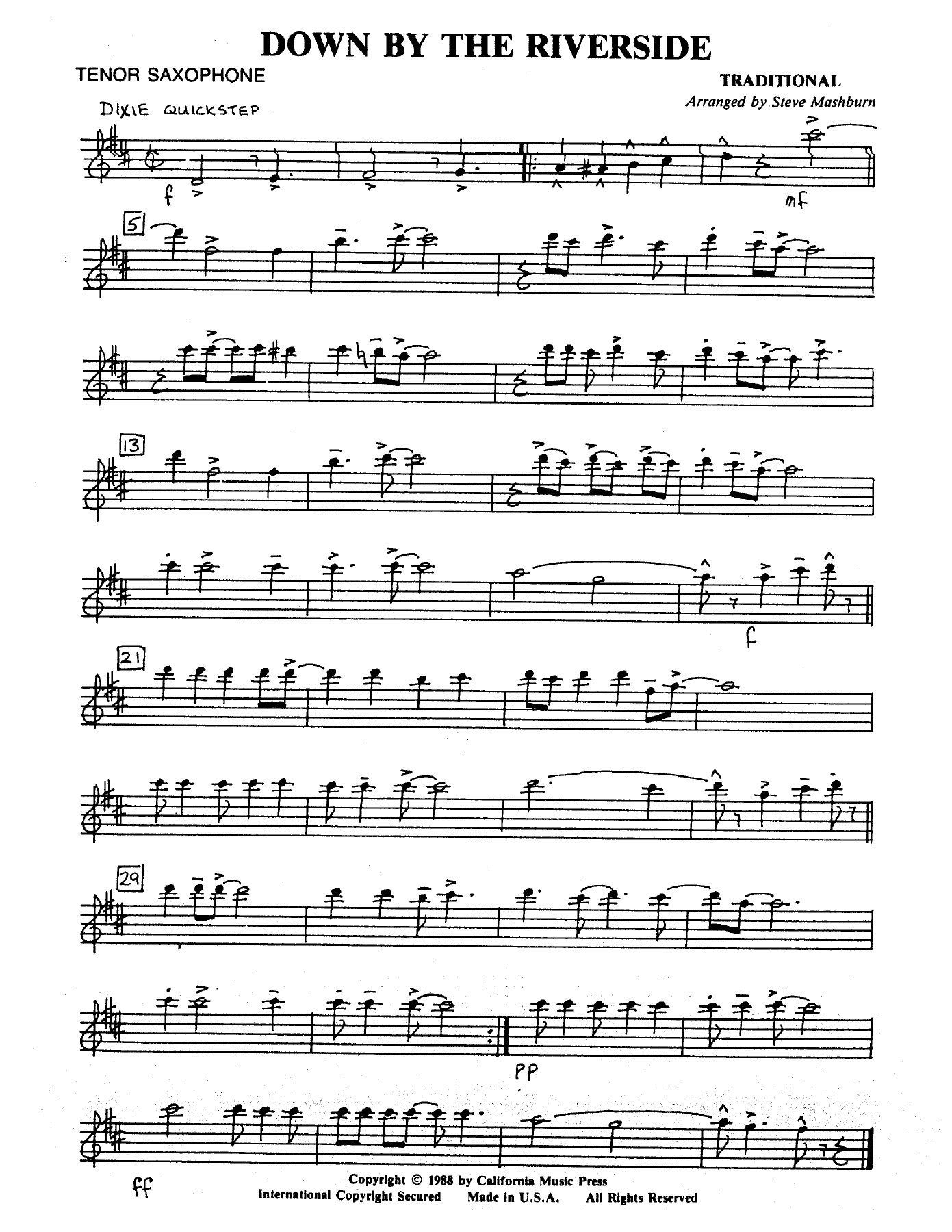 Down By The Riverside Trad. — page 2