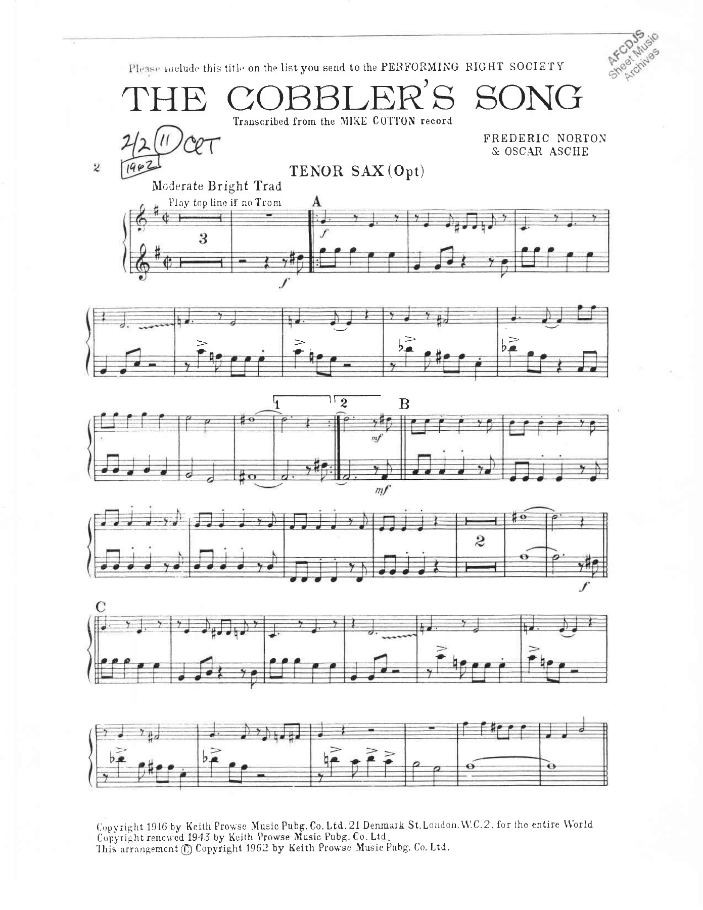 The Cobbler's Song — page 2