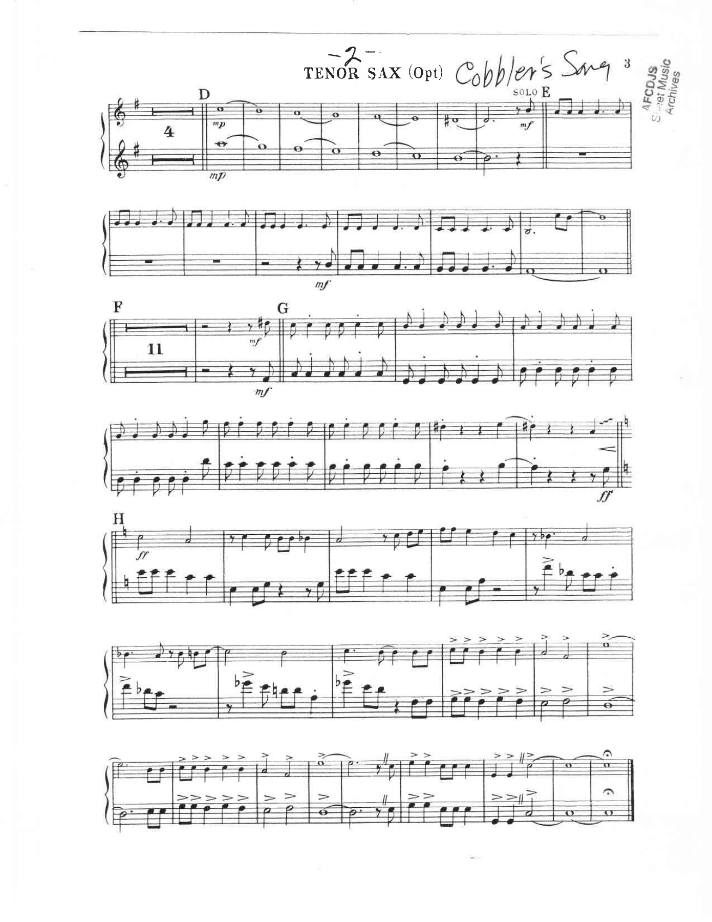 The Cobbler's Song — page 3