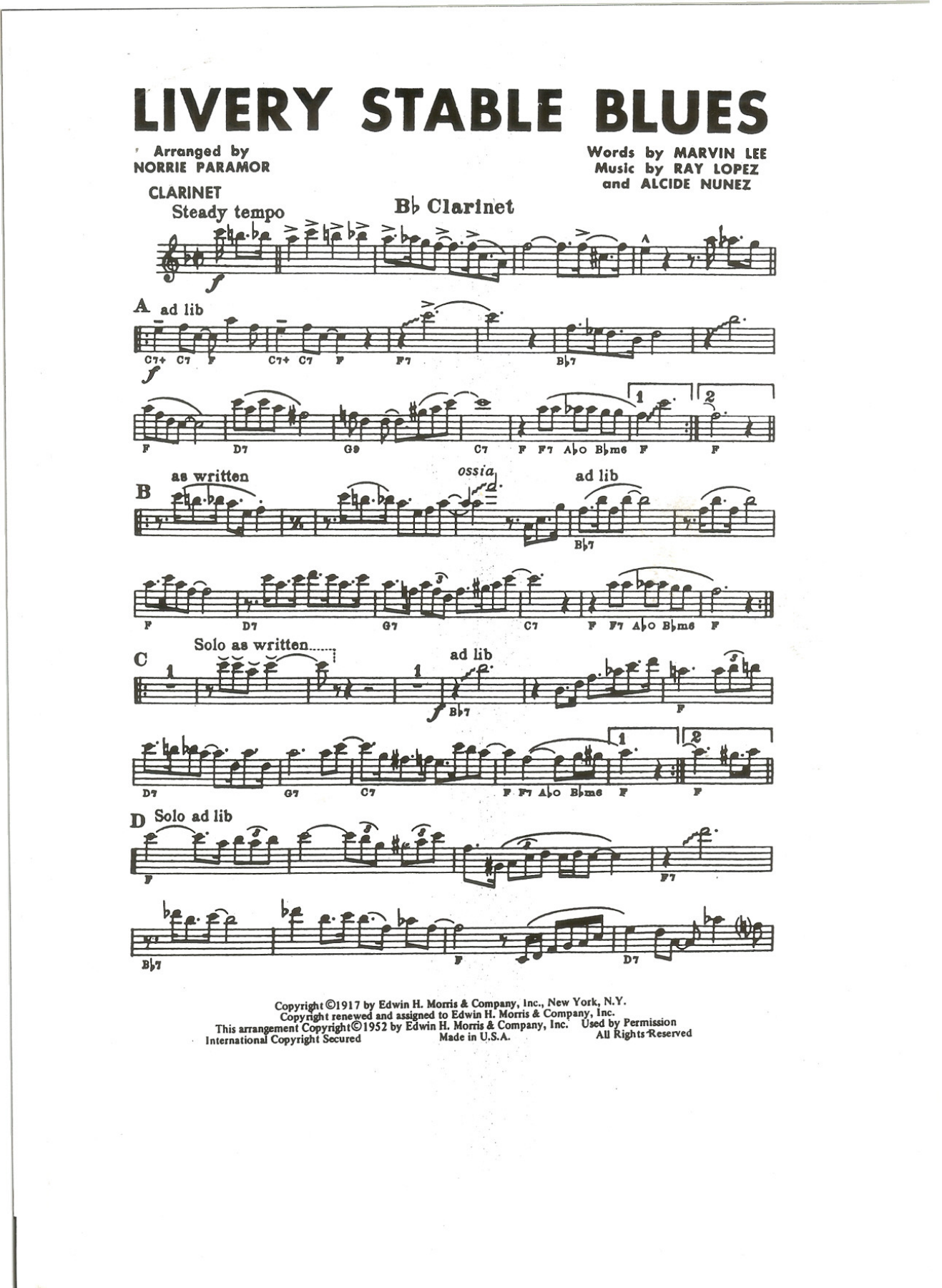 Livery Stable Blues — page 3