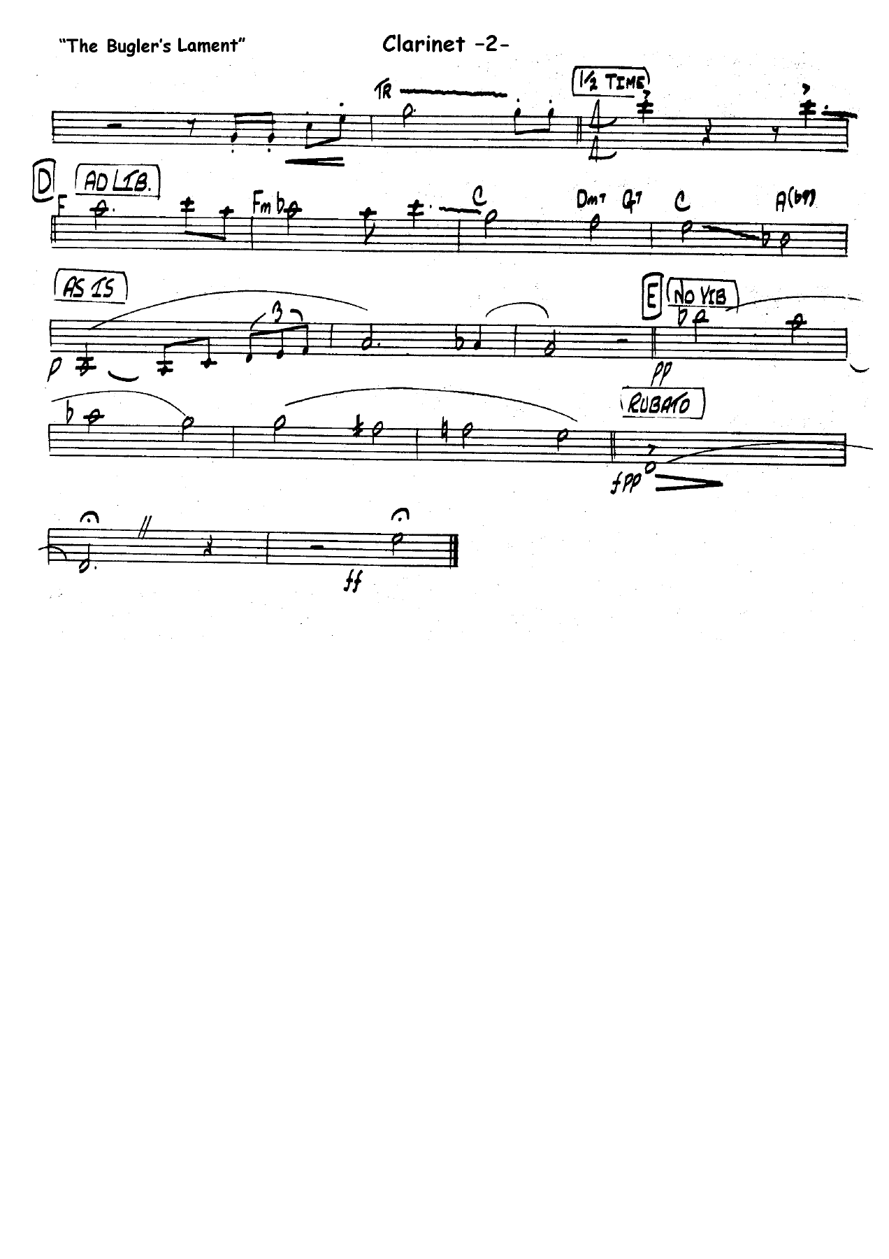 The Bugler's Lament R.Nichols — page 2