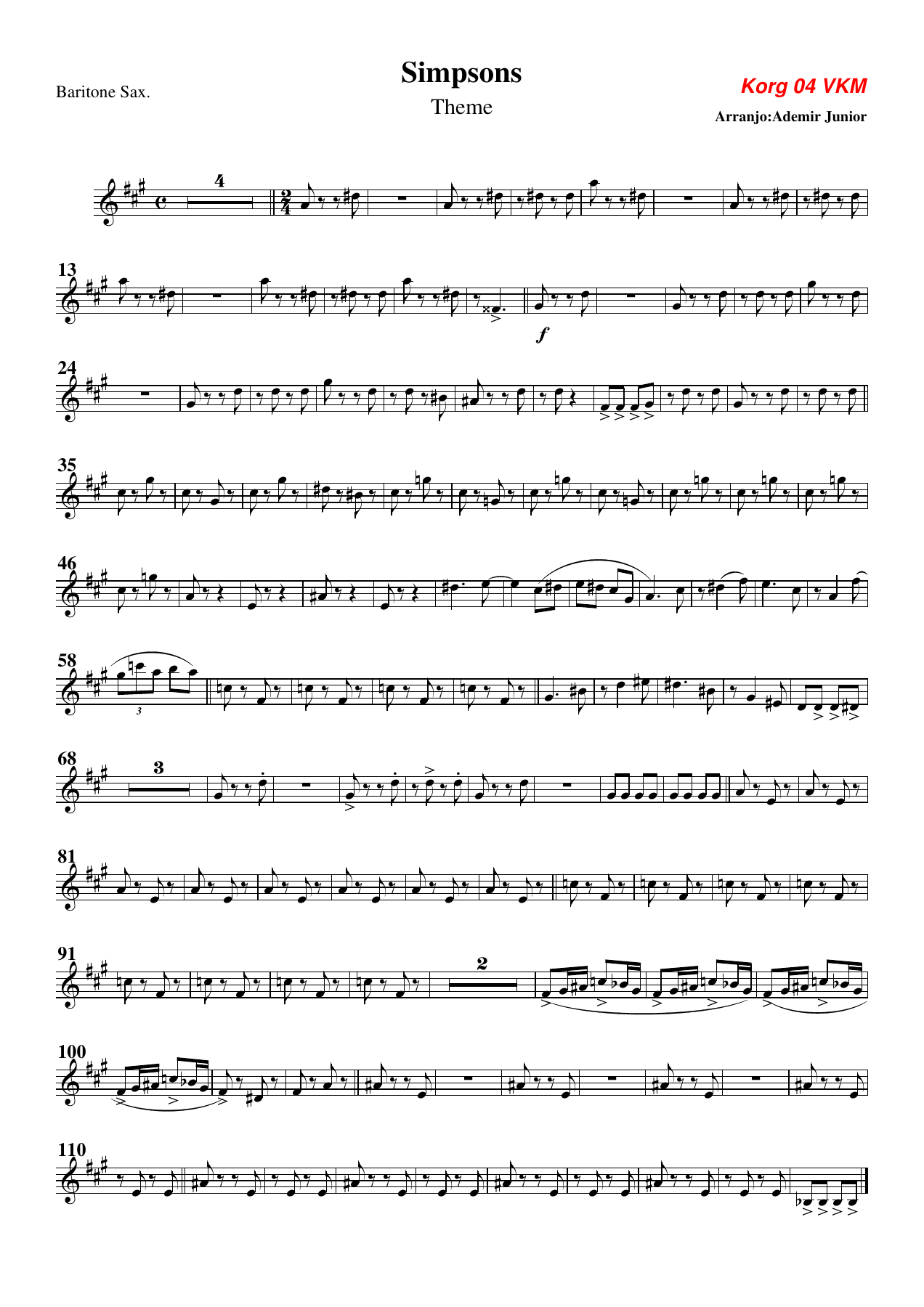 Simpsons Theme — page 3