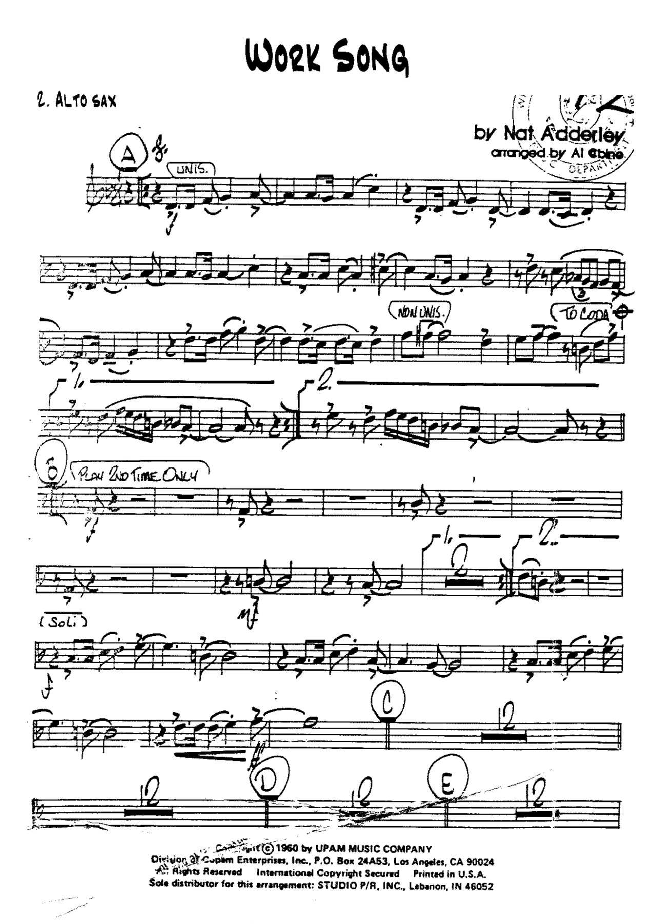 Work Song — page 3