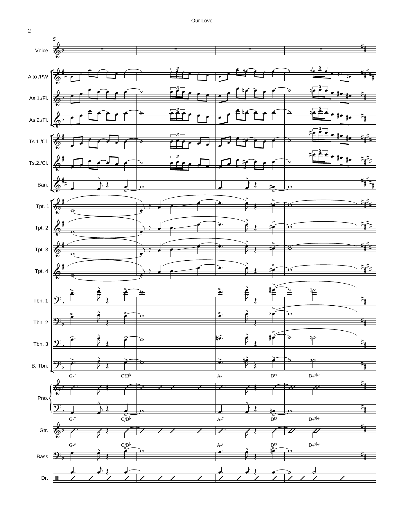 Our Love (A.Baylock) P.Woods 65 — page 2
