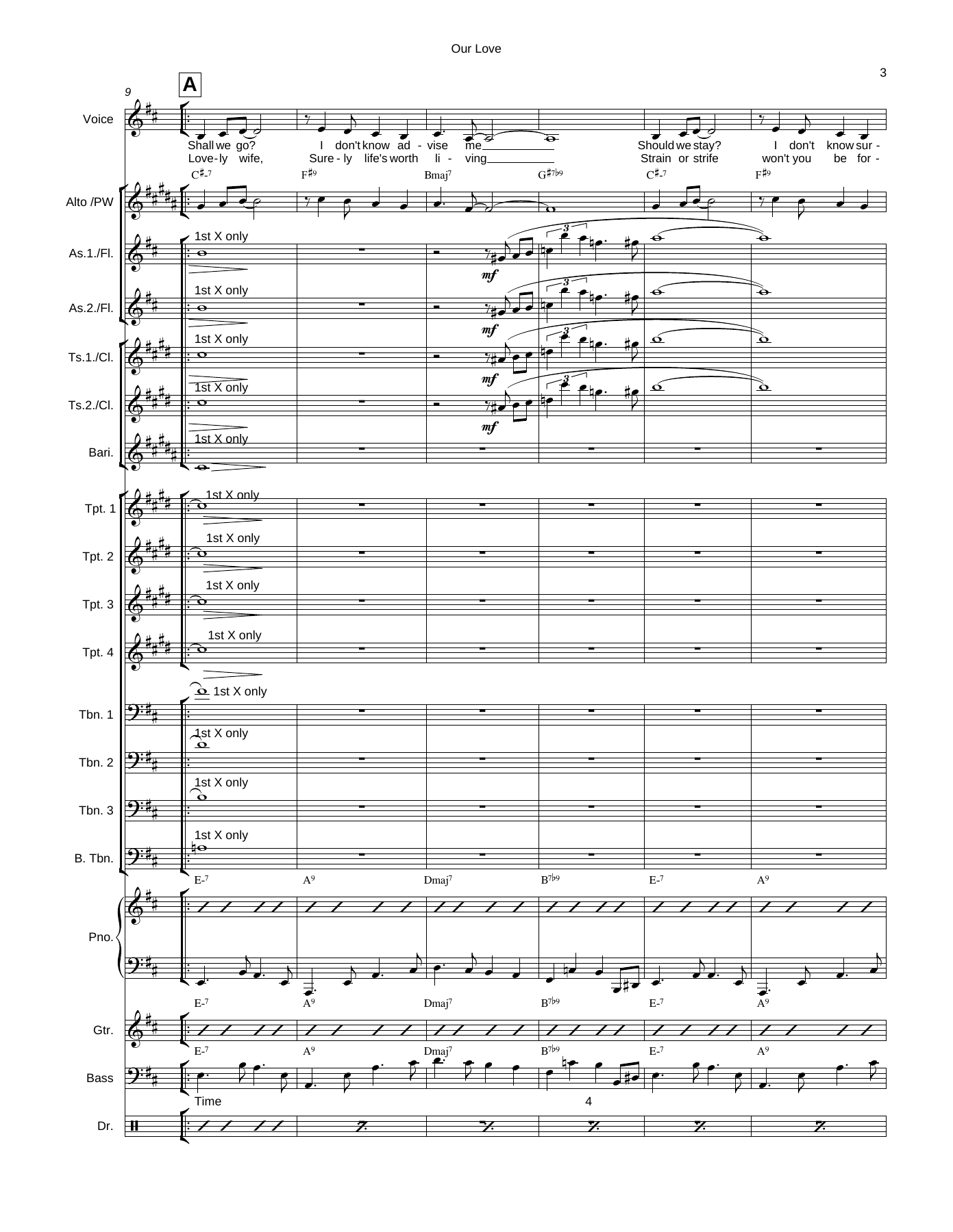 Our Love (A.Baylock) P.Woods 65 — page 3