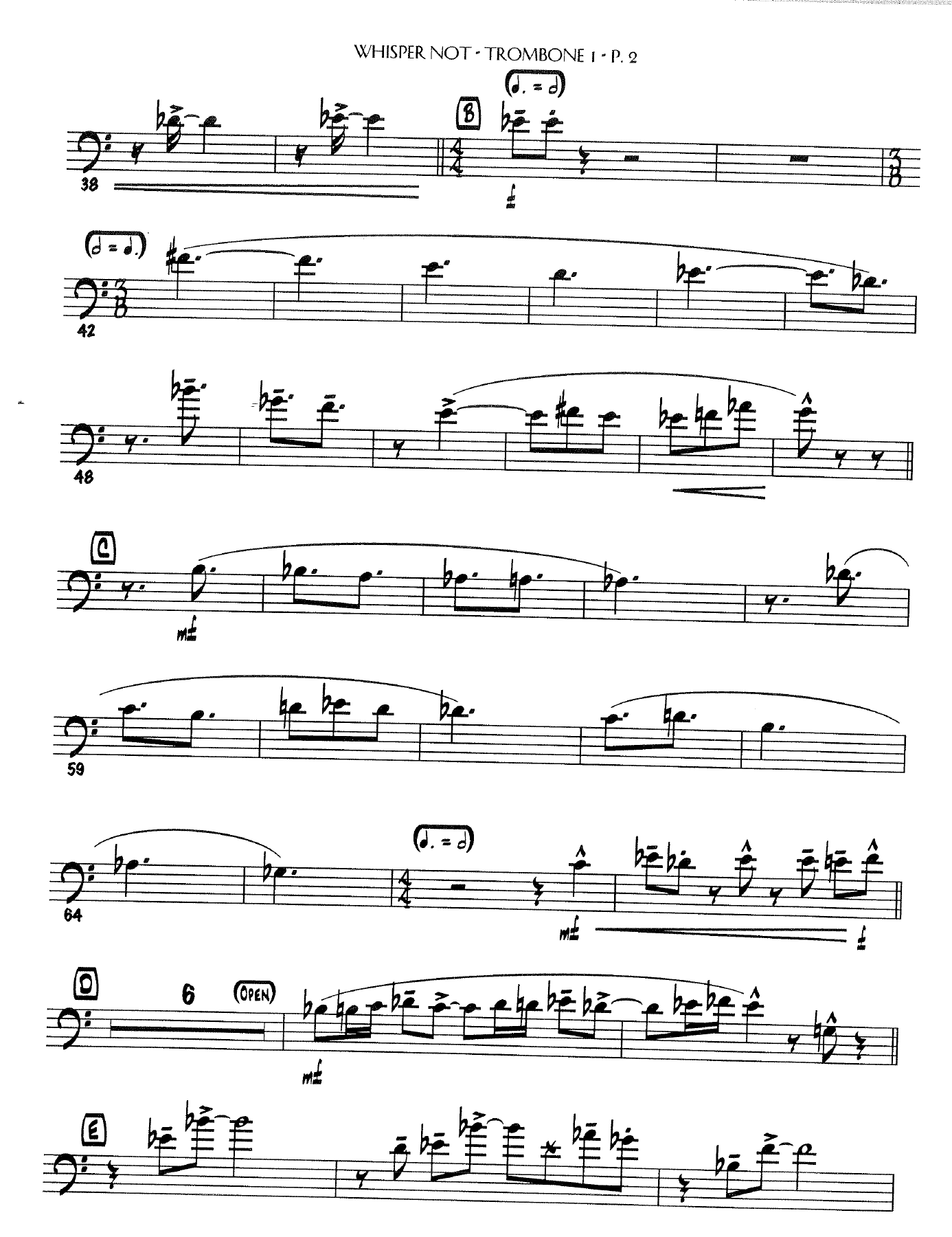Whisper Not (K.Werner) A.Baylock.Vocal — page 2