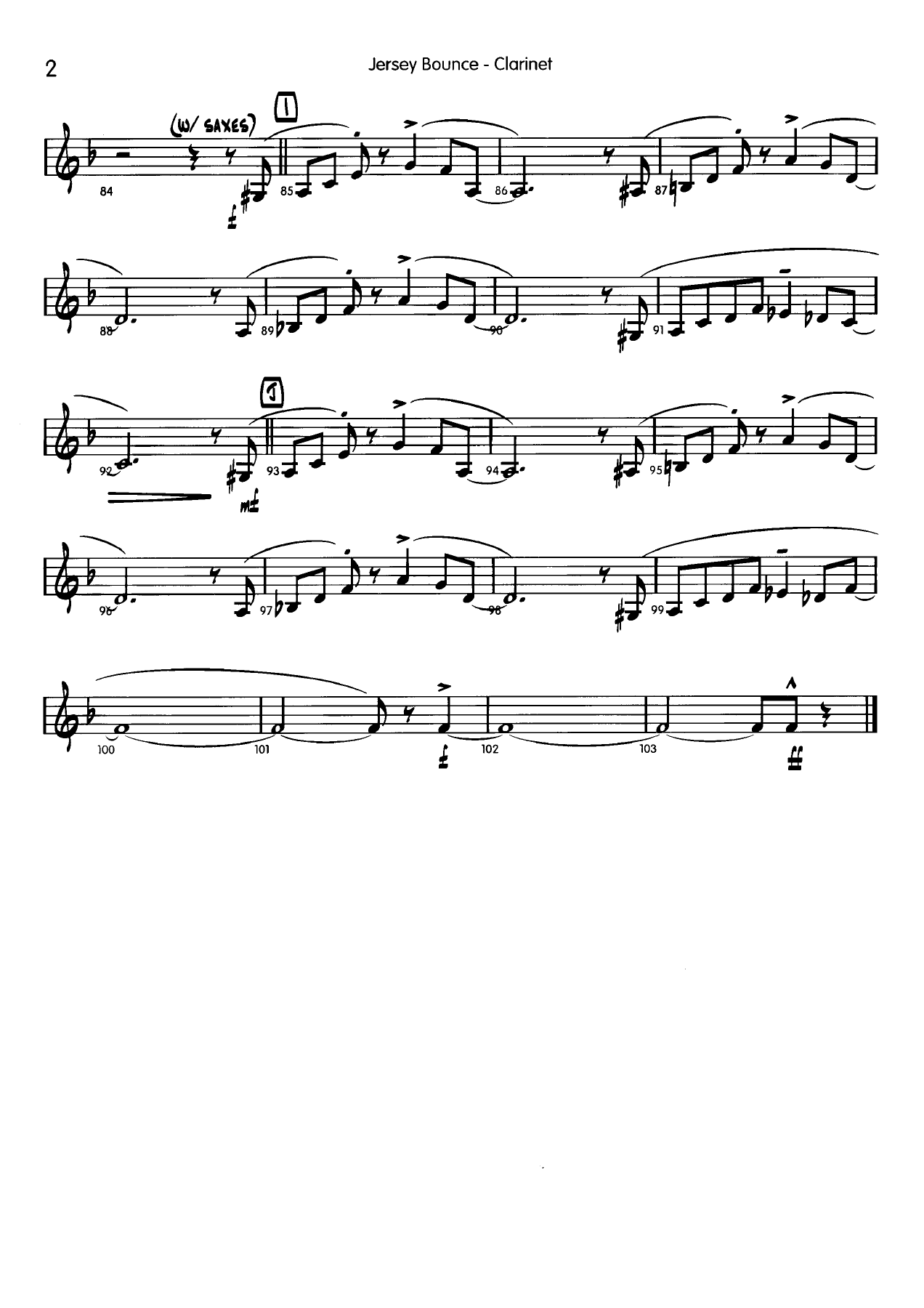 Jersey Bounce (A.Glasscock) B.Goodman — page 2