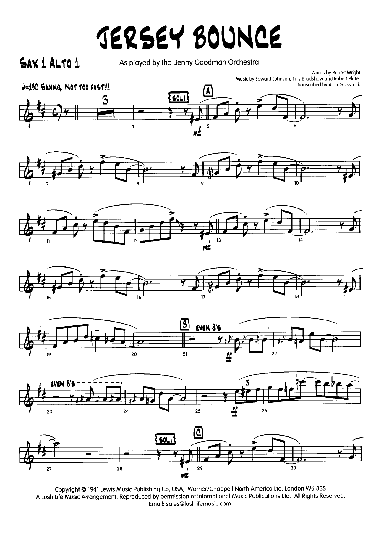 Jersey Bounce (A.Glasscock) B.Goodman — page 3