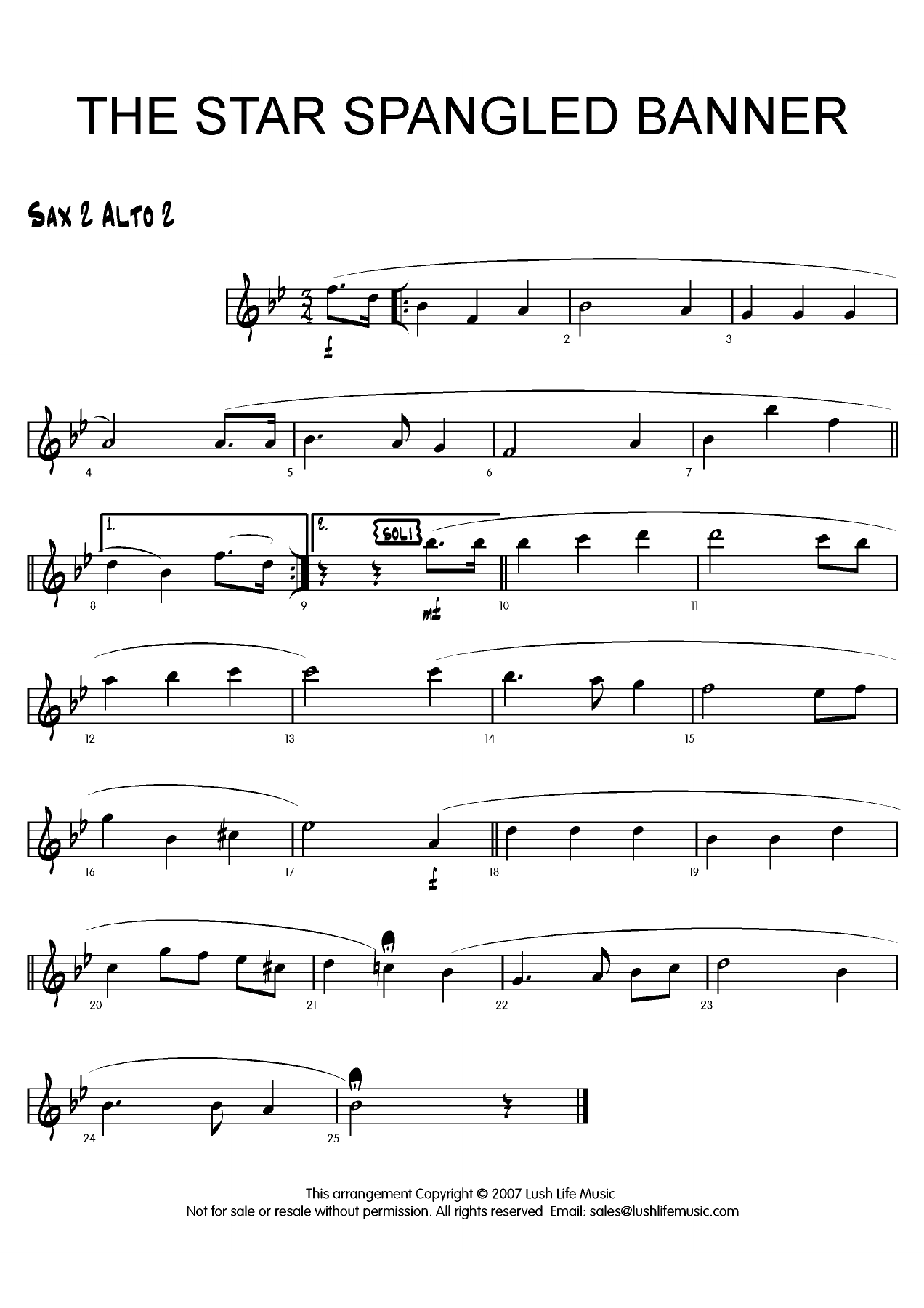 The Star Spangled Banner (A.Glasscock) himn USA — page 2
