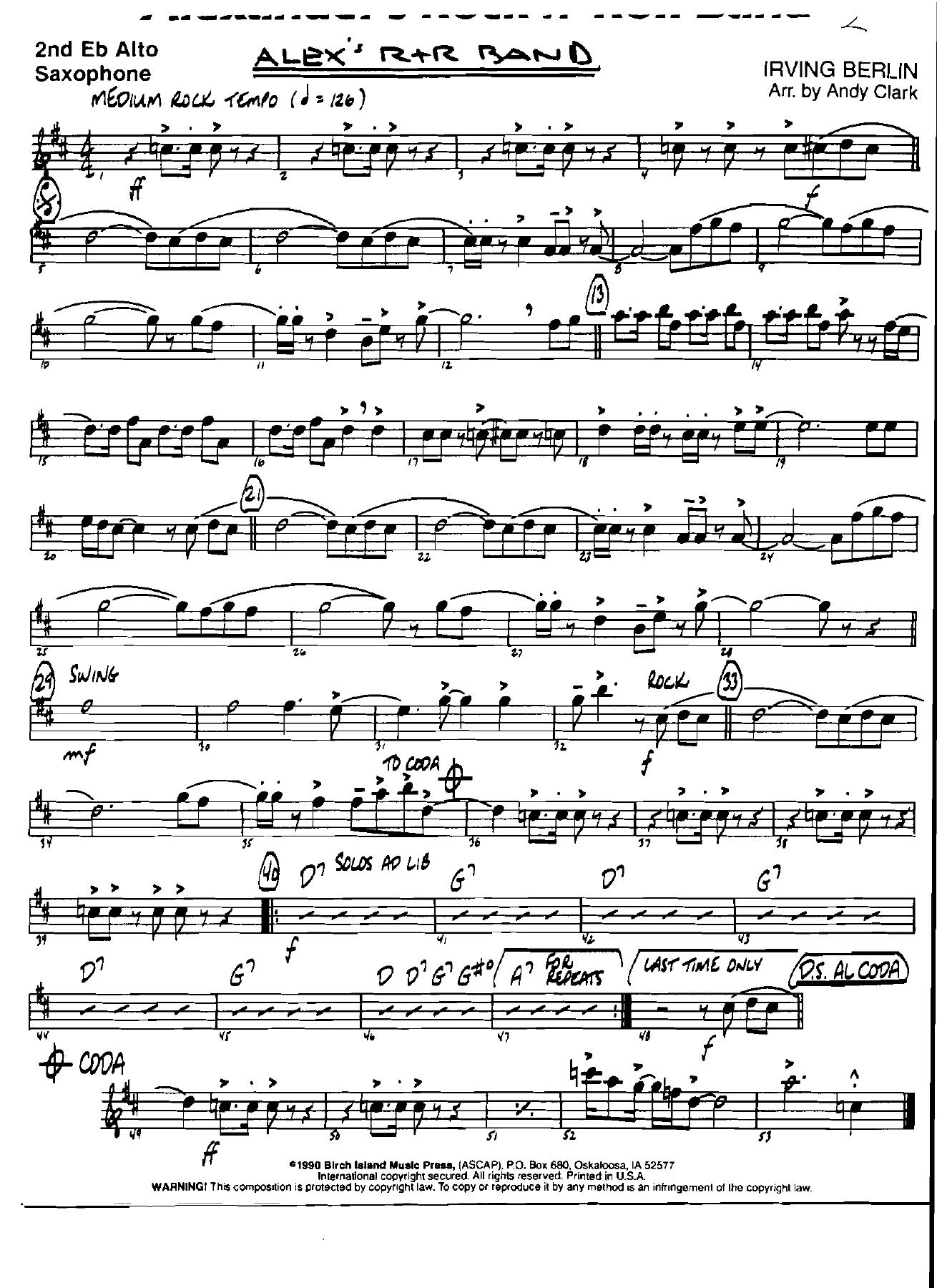 Alexander's Rock N' Roll Band — page 2