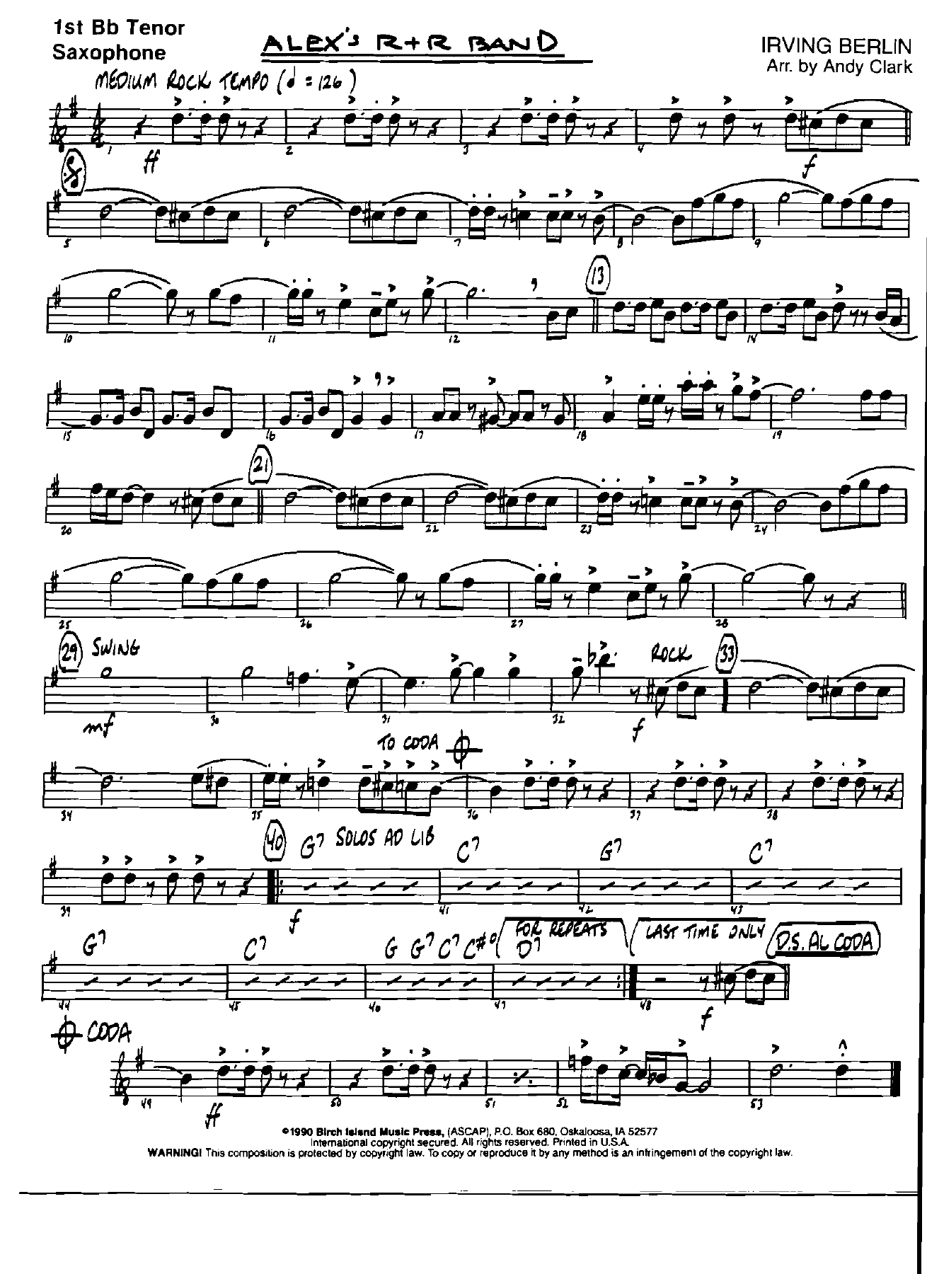 Alexander's Rock N' Roll Band — page 3