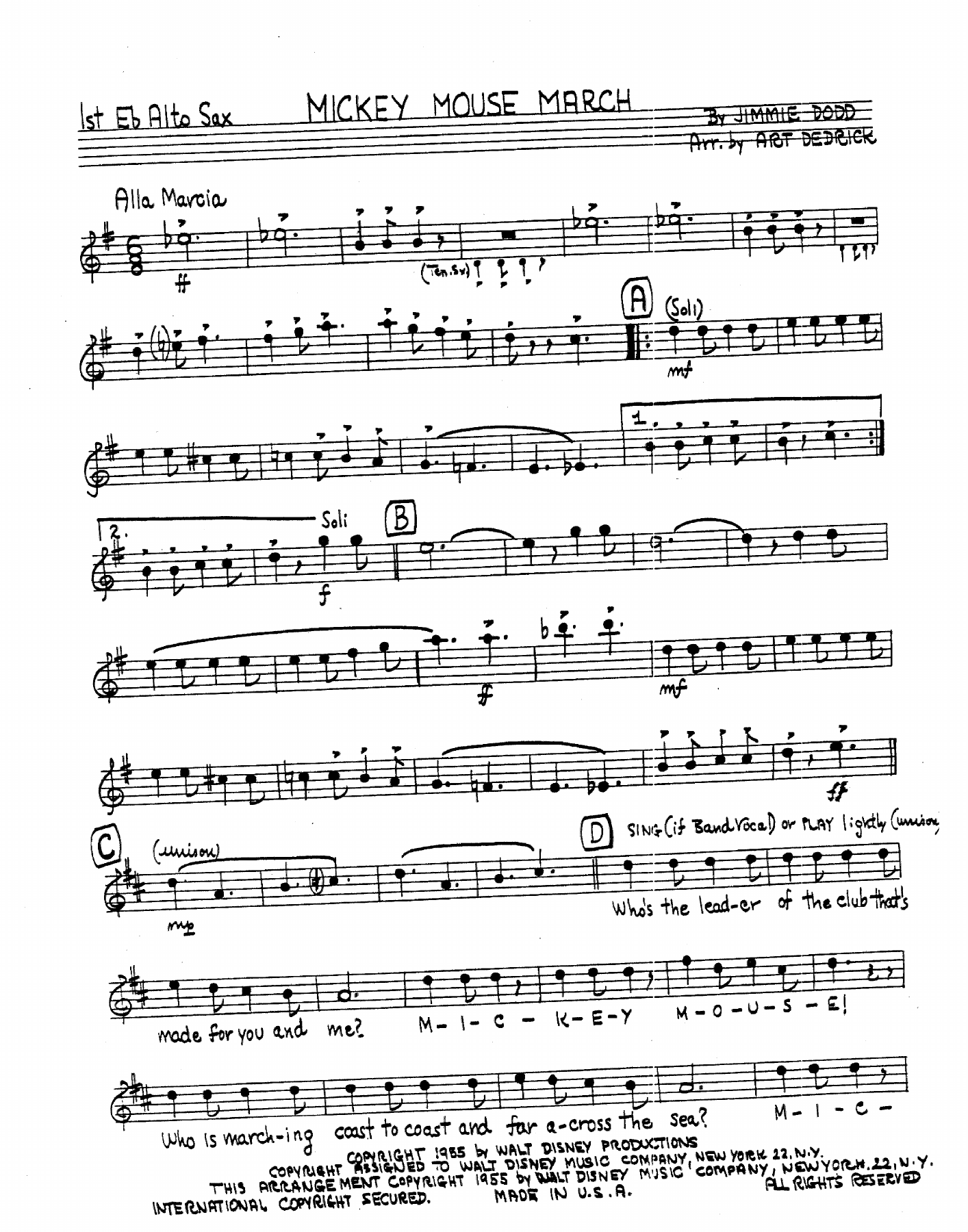 Mickey Mouse March — page 3