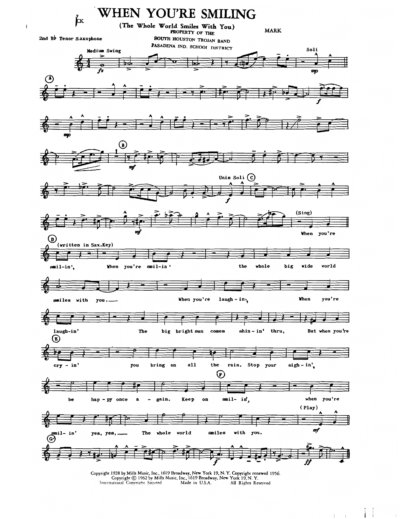 When You're Smiling (A.Dedrick) Vocal — page 3