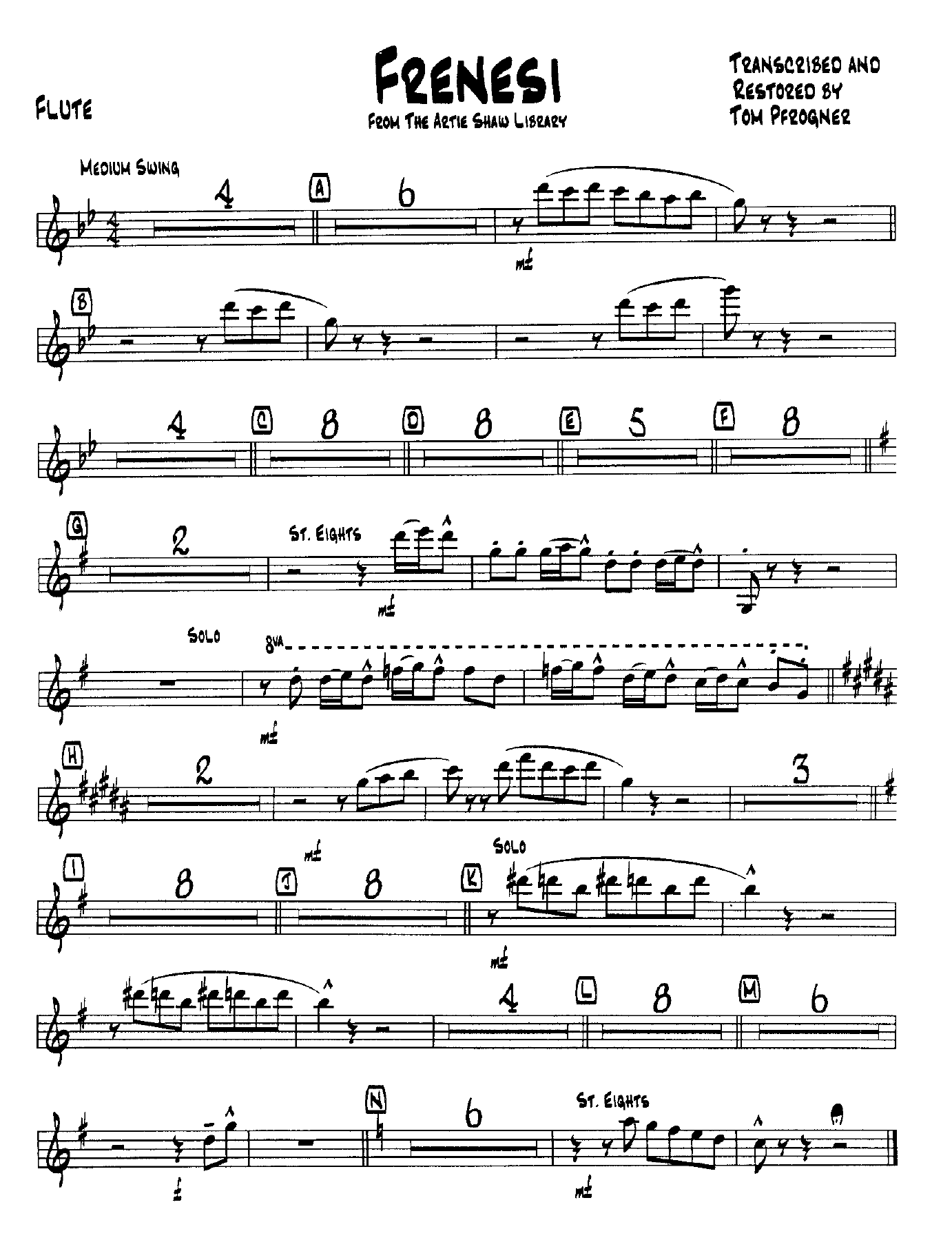 Frenesi (A.Shaw) Tom Pfrogner — page 3