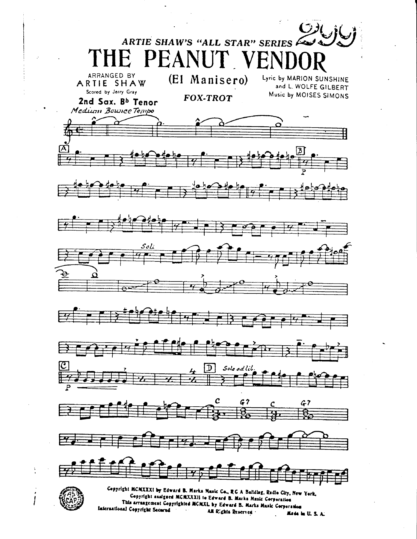 The Peanut Vendor (A.Shaw) MP3 — page 3
