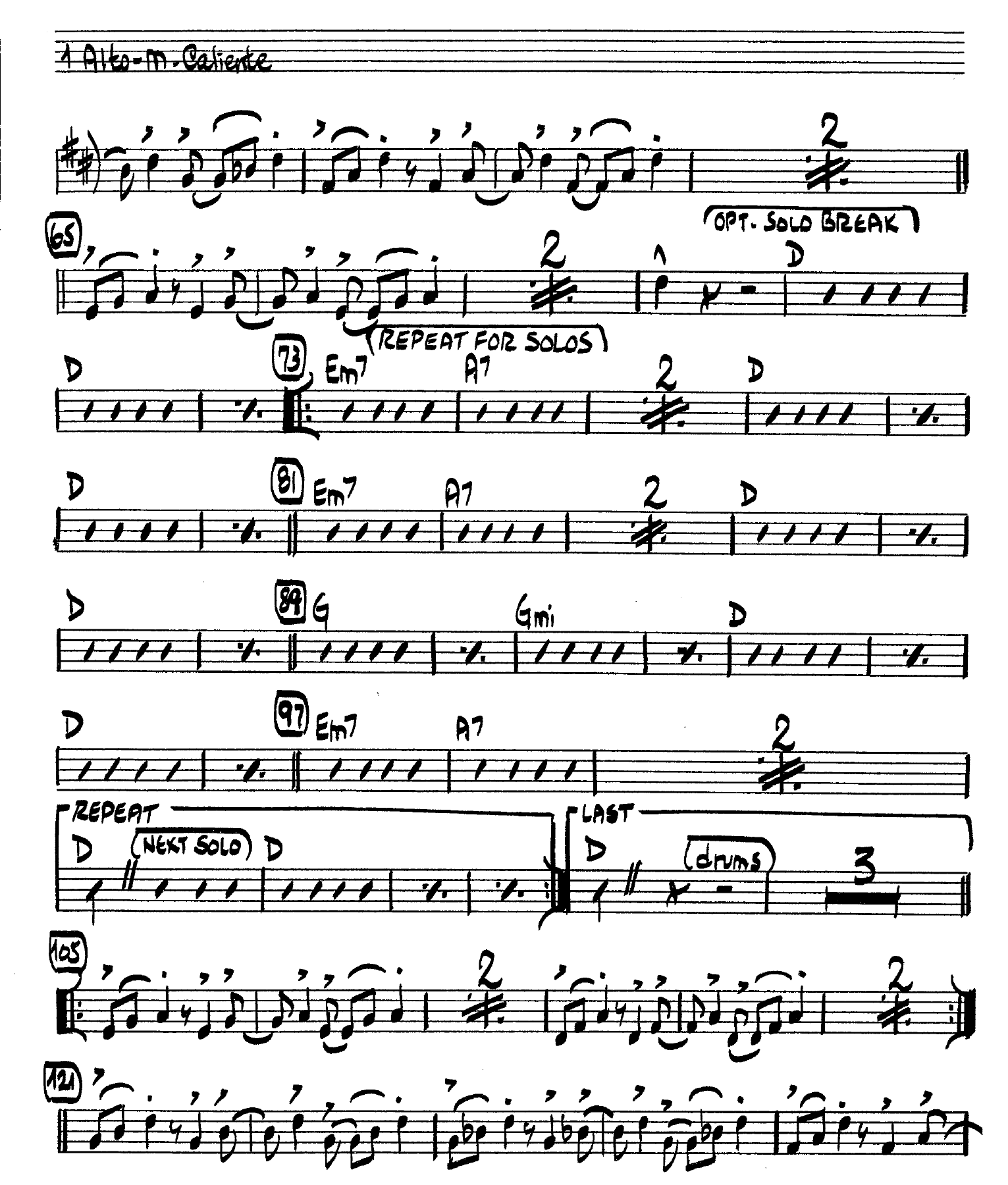 Mambo Caliente (A.Sandoval) MP3 — page 2