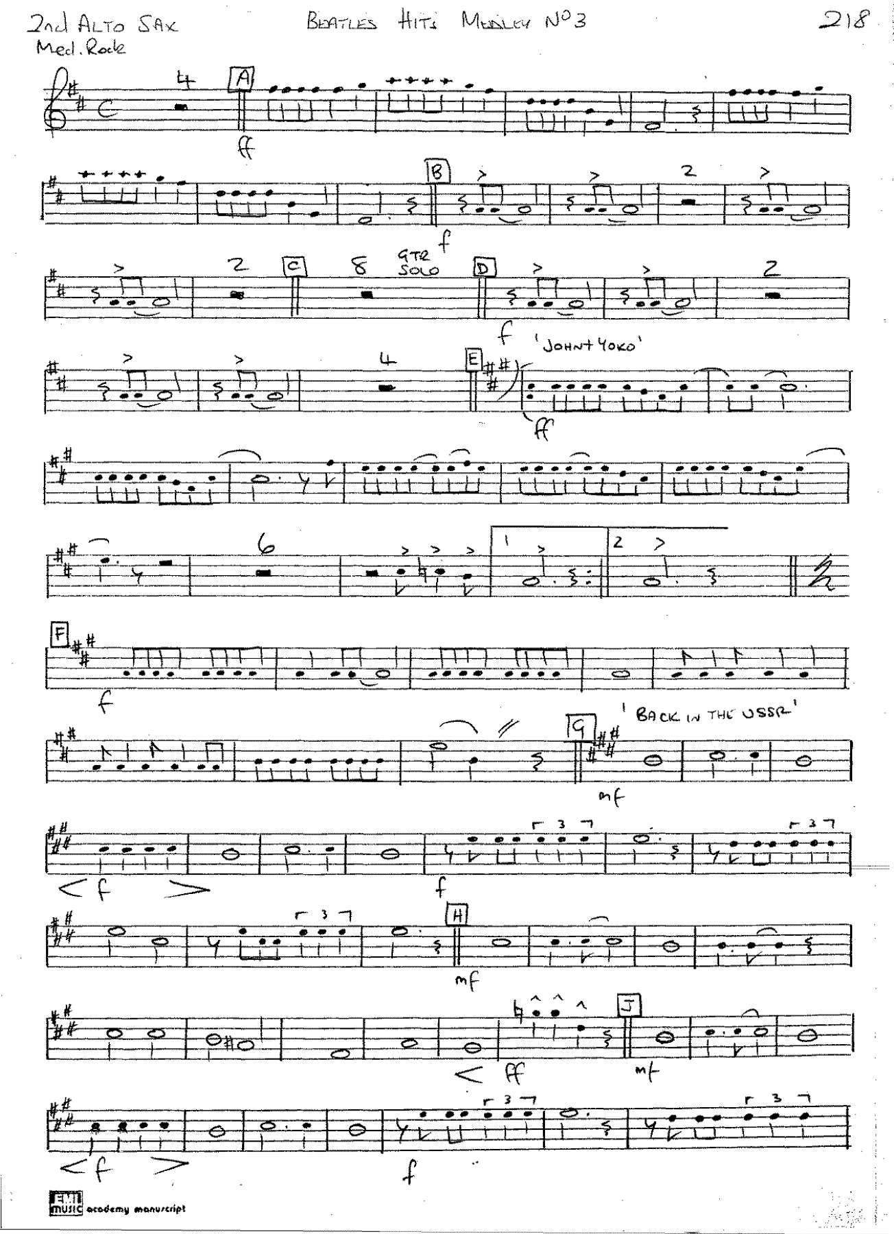 Beatles Hits Medley #3 — page 3