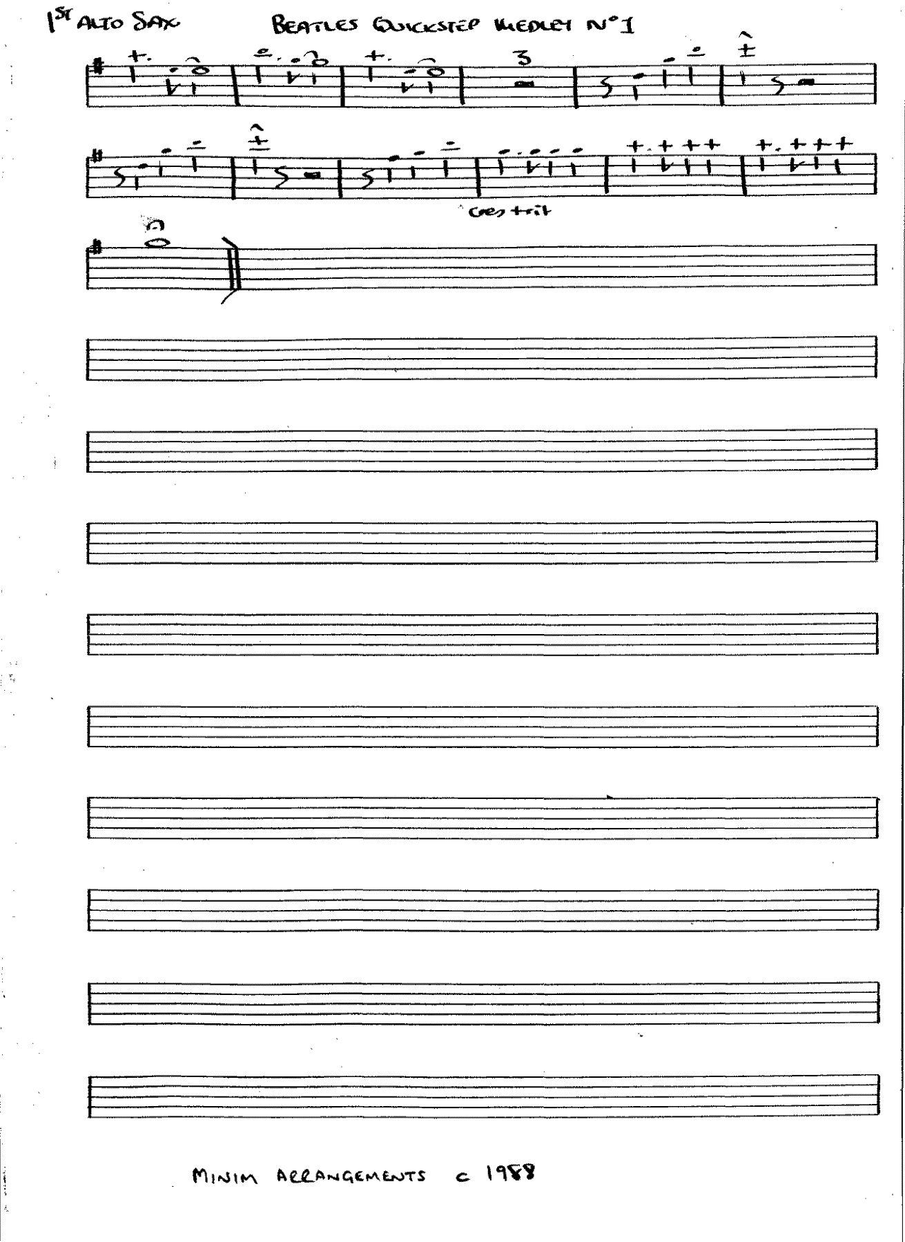 Beatles Quickstep Medley #1 — page 2