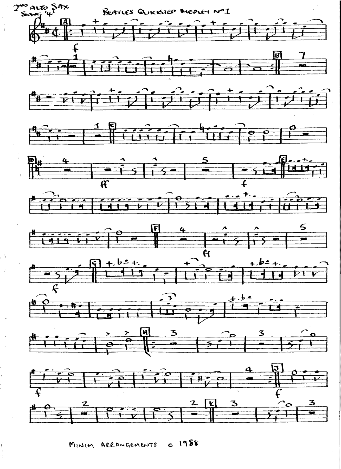 Beatles Quickstep Medley #1 — page 3